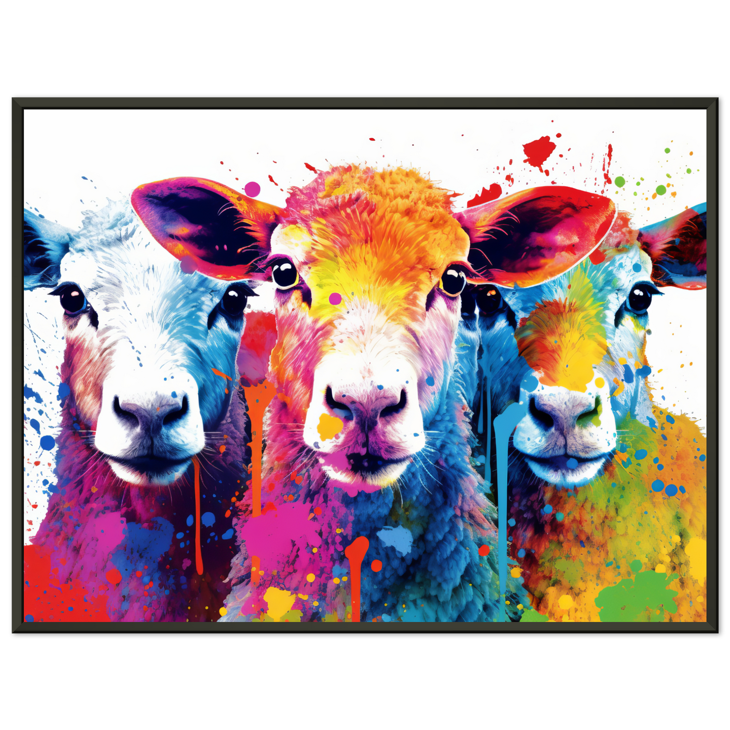 Schafe Schaf Pop-Art (SHEEP23)