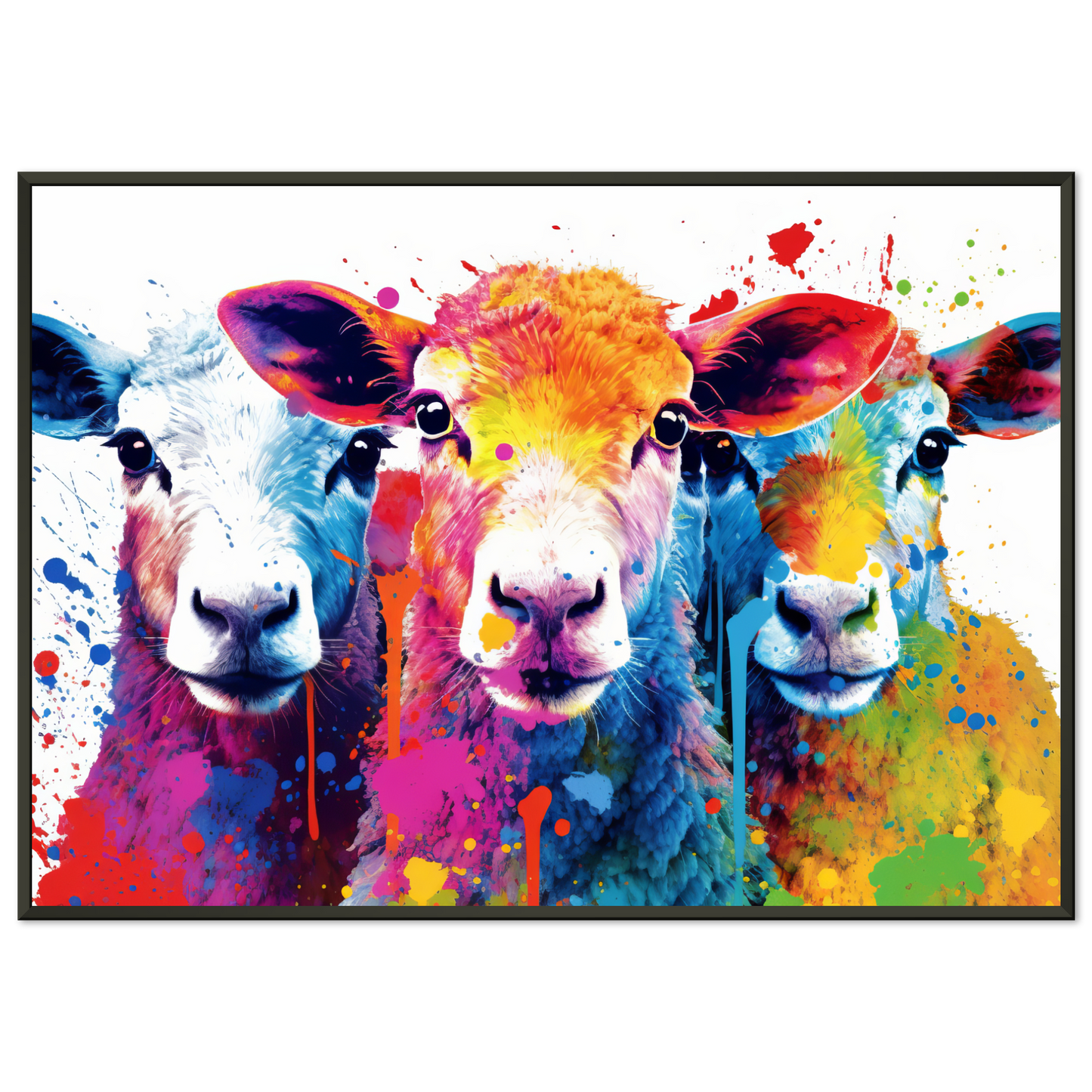Schafe Schaf Pop-Art (SHEEP23)