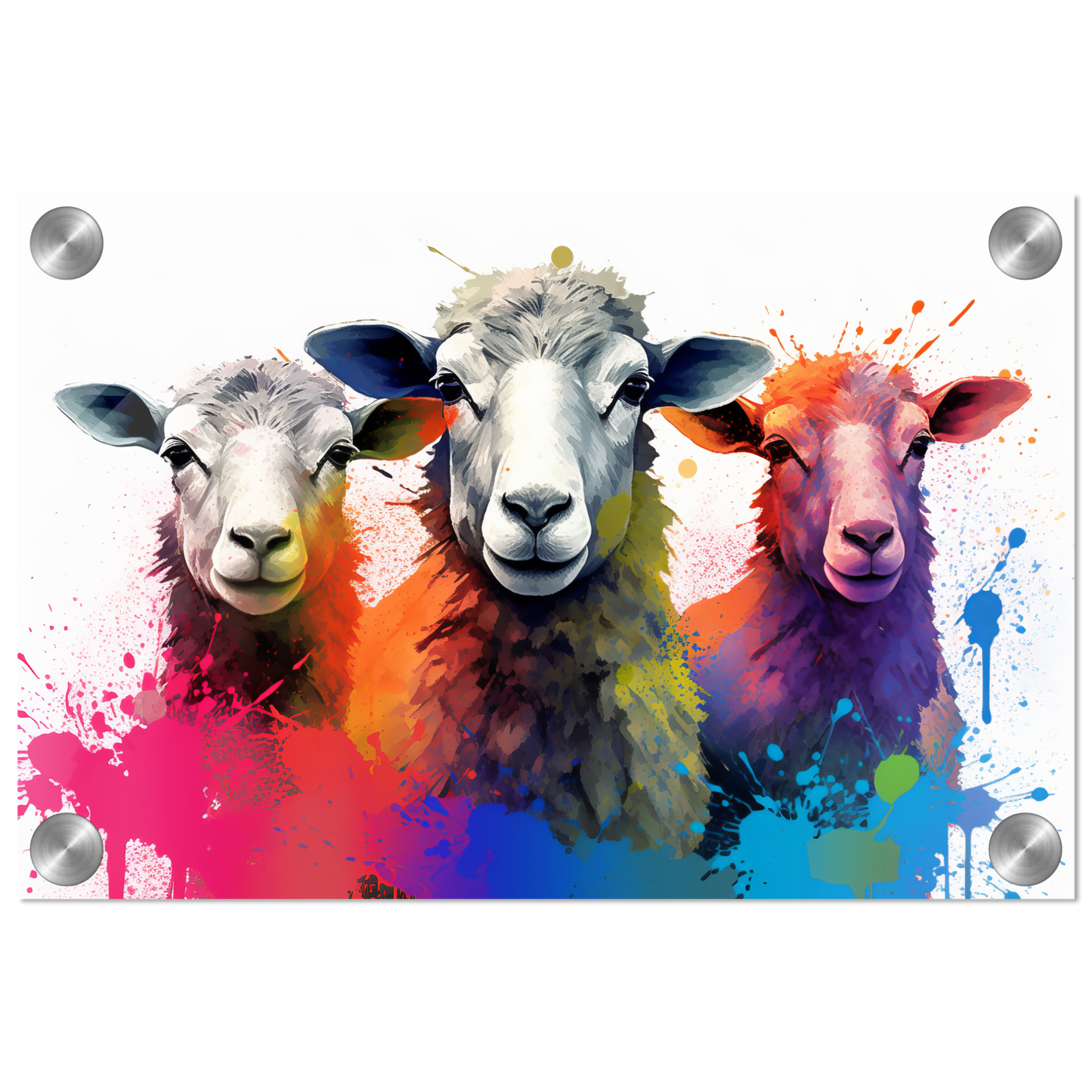 Schafe Schaf Pop-Art (SHEEP24)