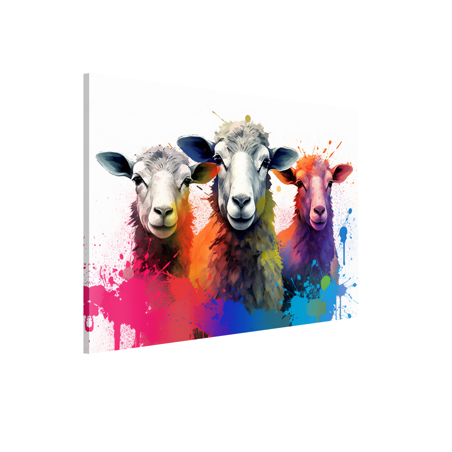 Schafe Schaf Pop-Art (SHEEP24)