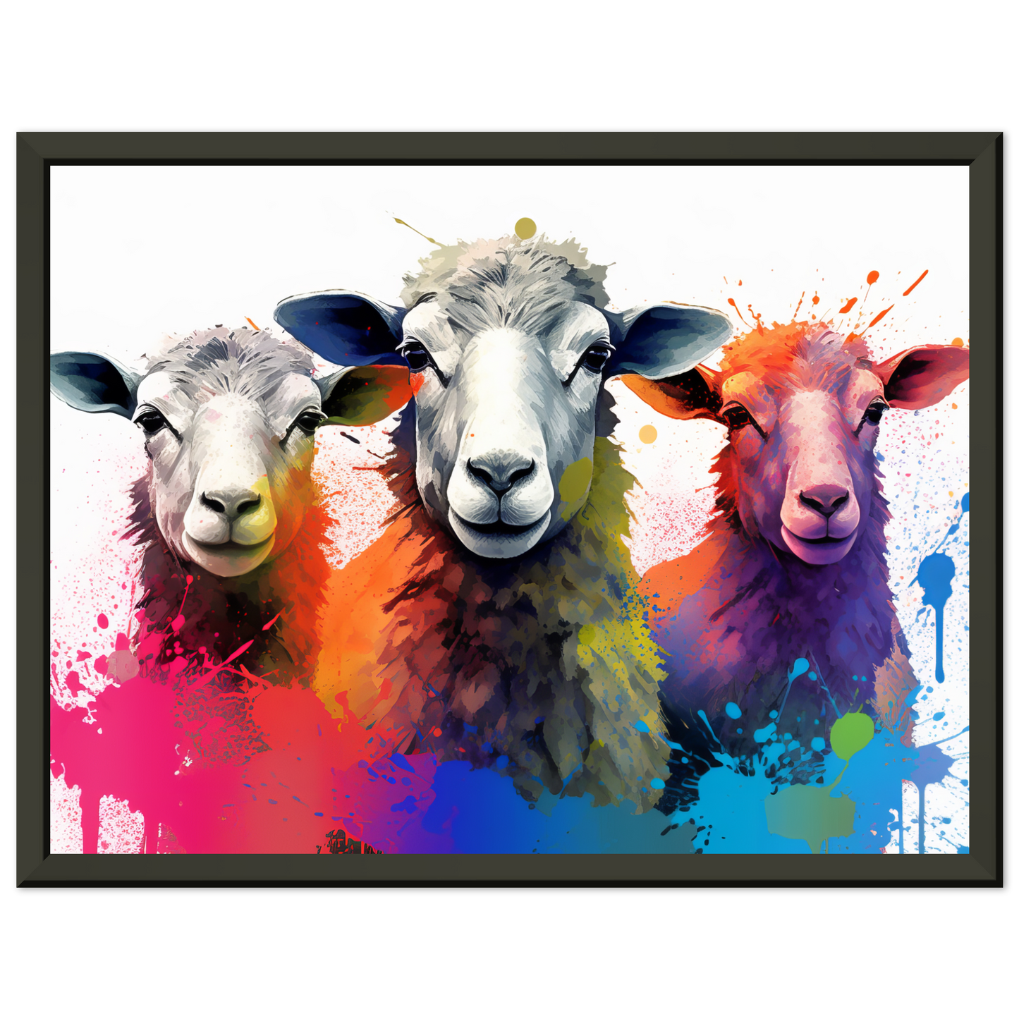 Schafe Schaf Pop-Art (SHEEP24)