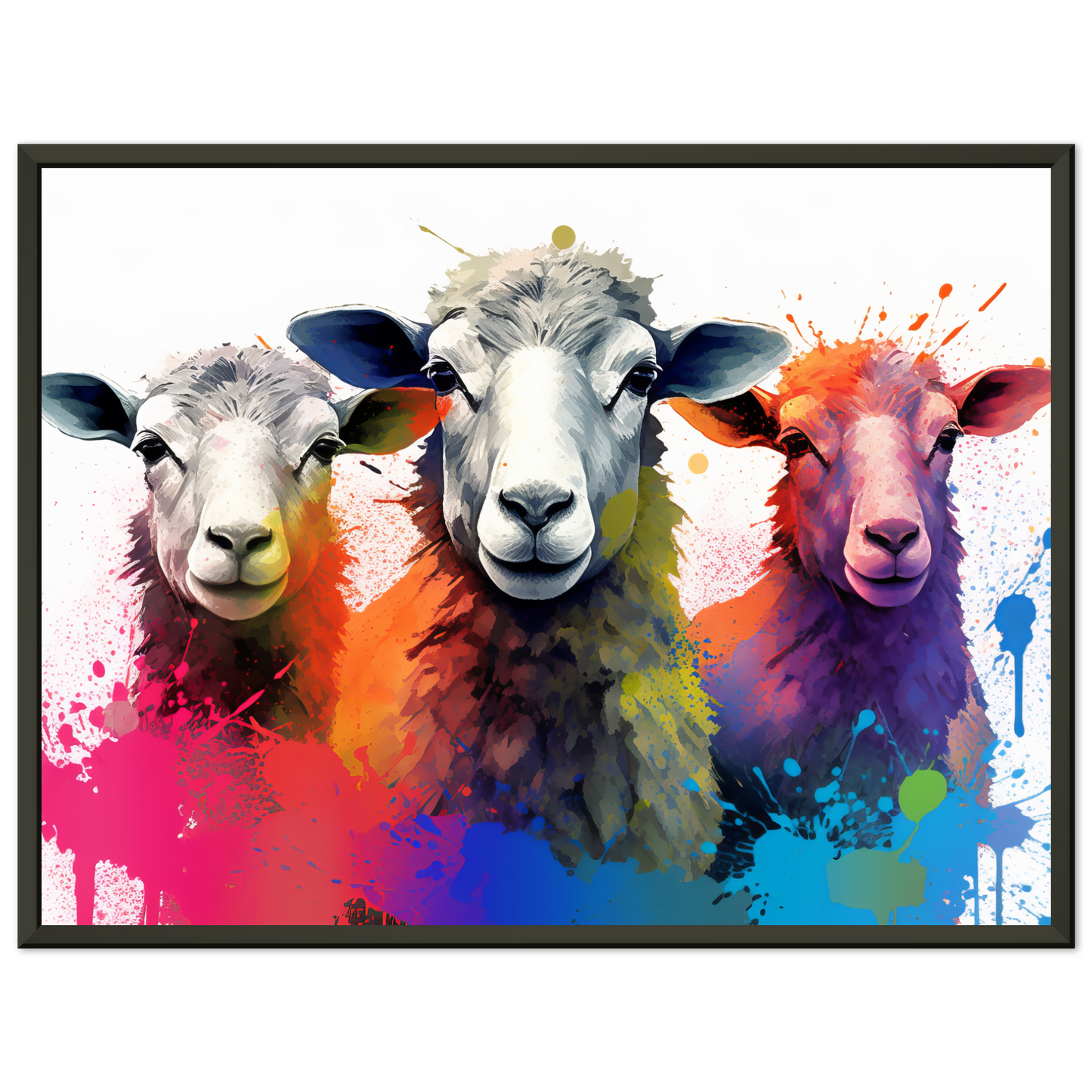 Schafe Schaf Pop-Art (SHEEP24)