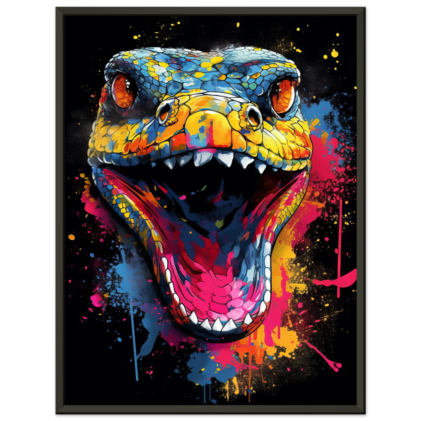 Snake (pop art) (SNAKE02)