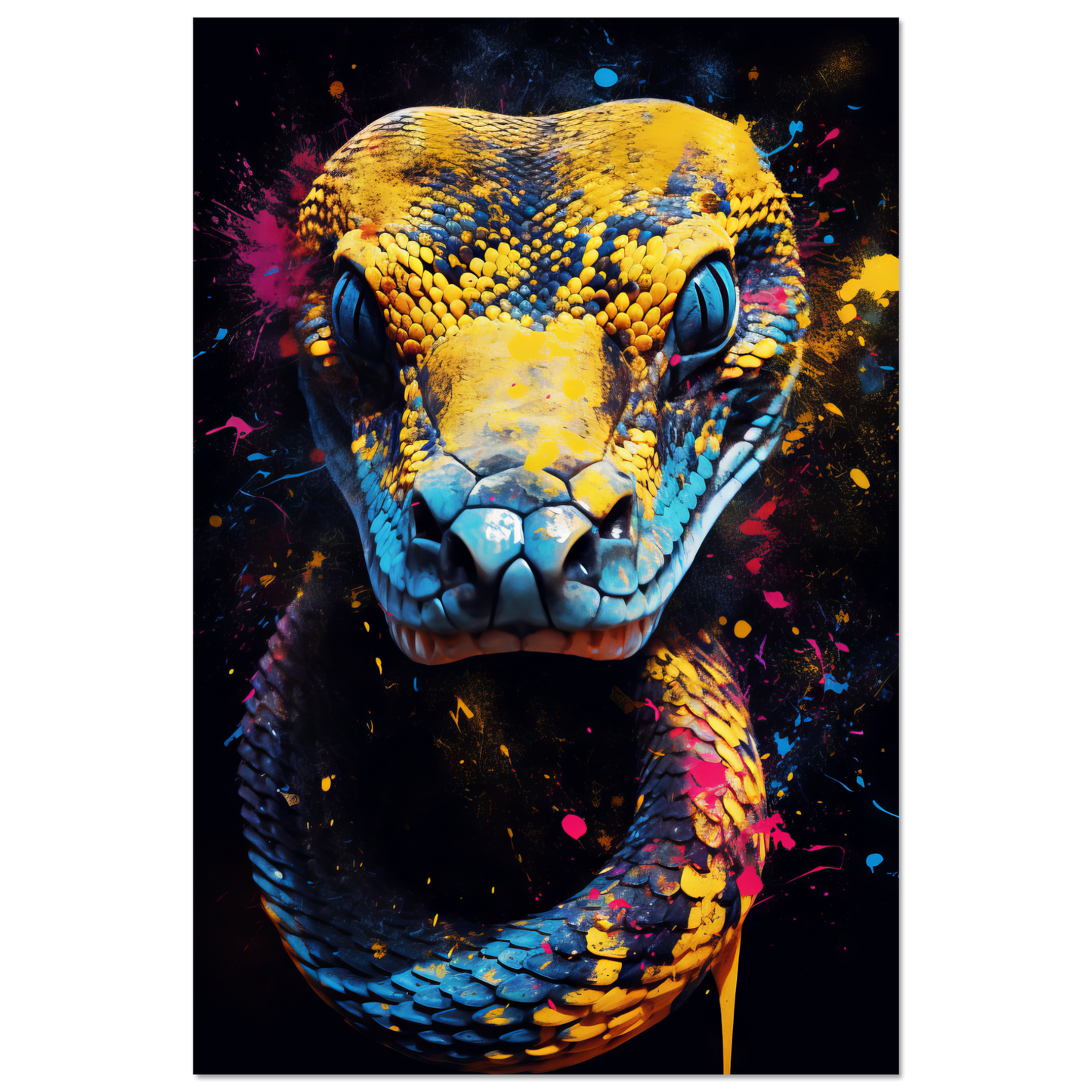 Snake (pop art) (SNAKE03)