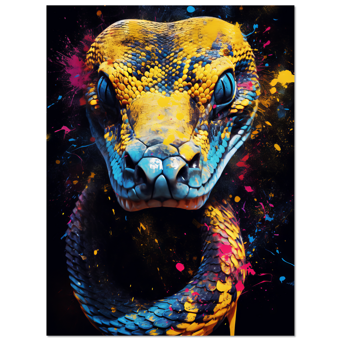 Snake (pop art) (SNAKE03)