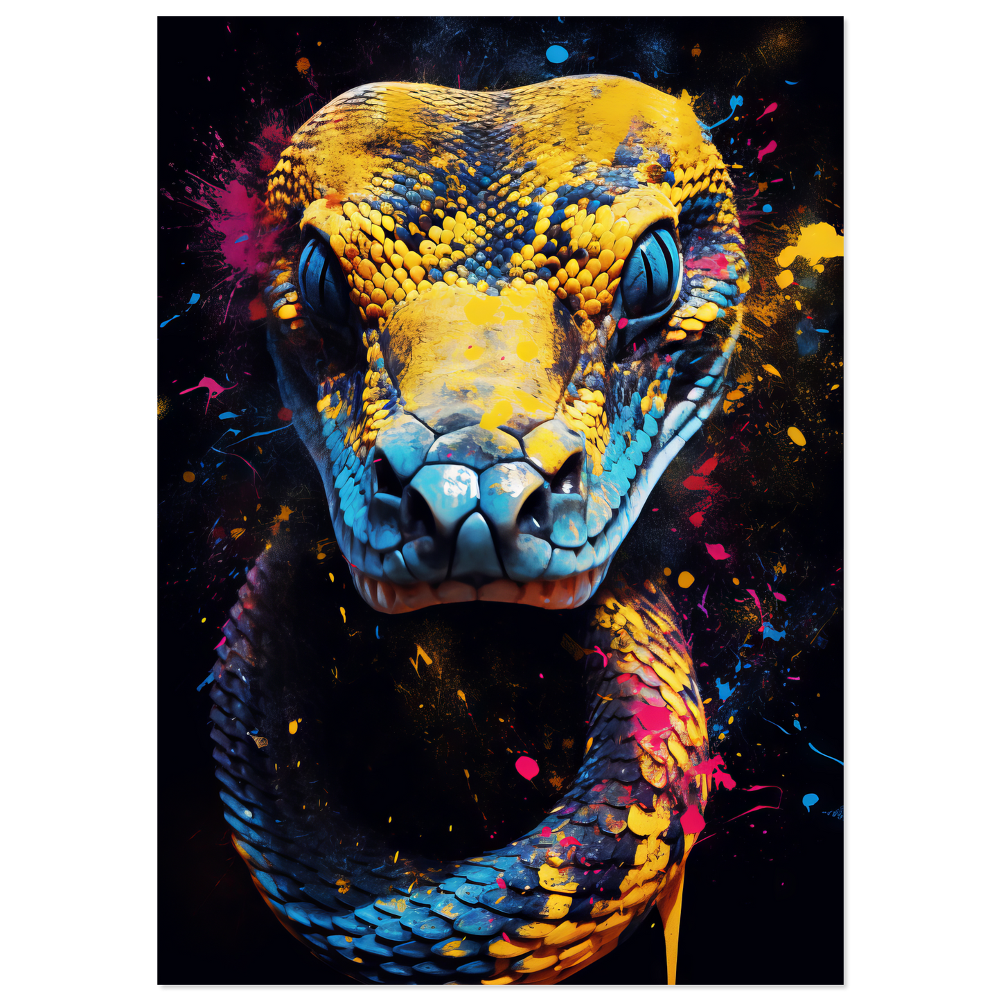 Snake (pop art) (SNAKE03)