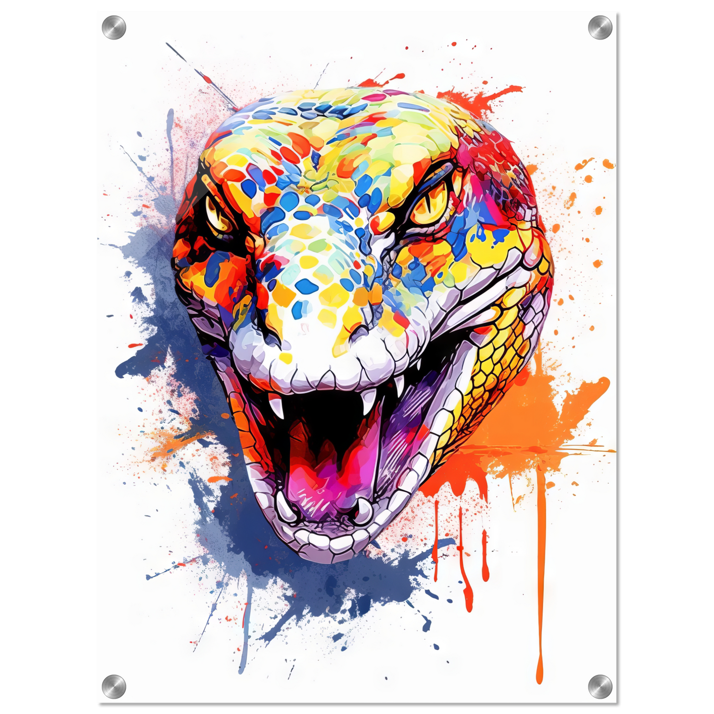 Snake (pop art) (SNAKE05)