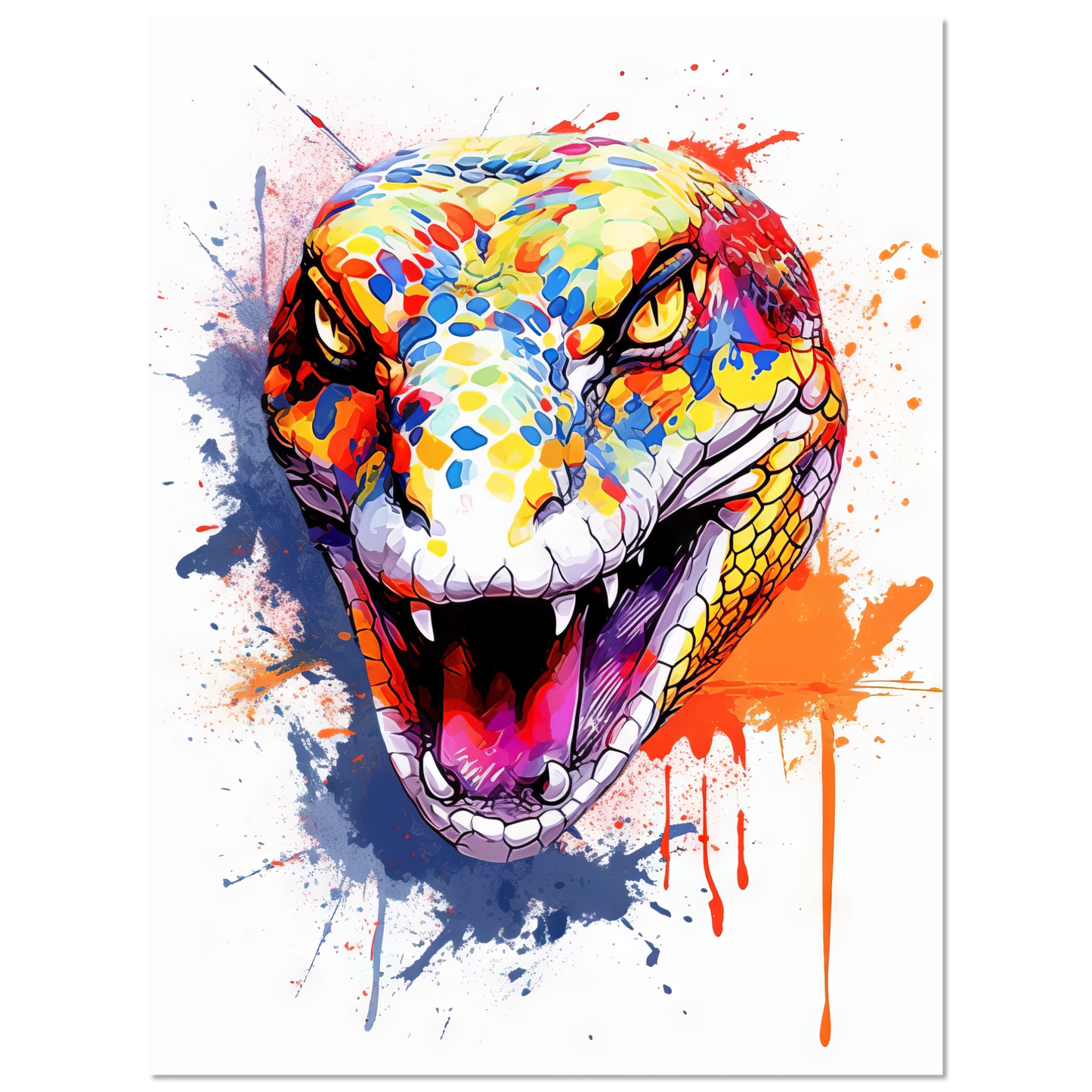 Snake (pop art) (SNAKE05)