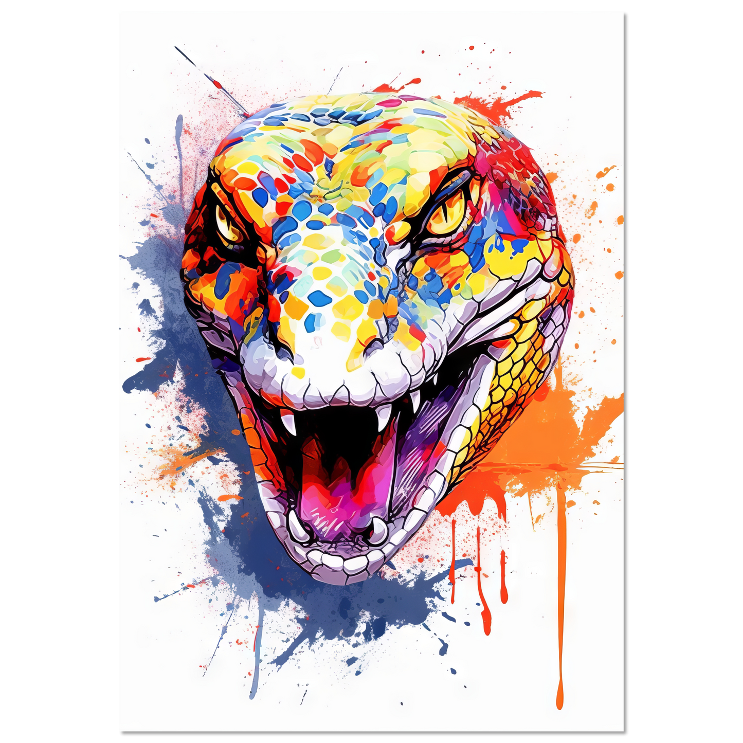 Snake (pop art) (SNAKE05)