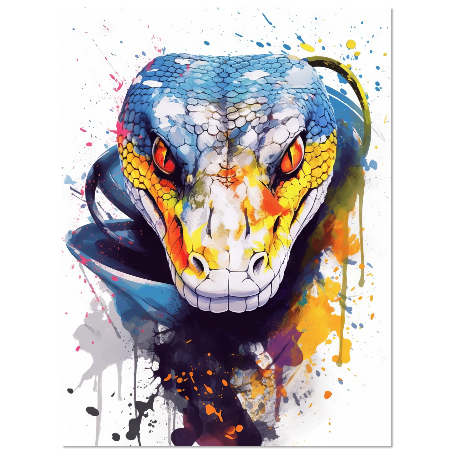 Snake (pop art) (SNAKE06)