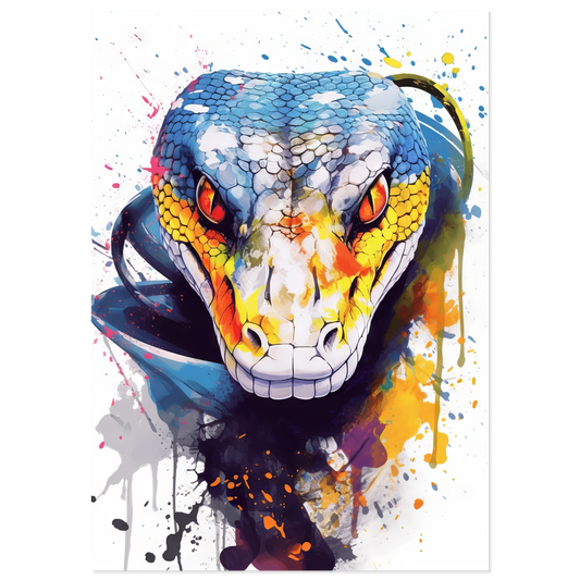 Snake (pop art) (SNAKE06)