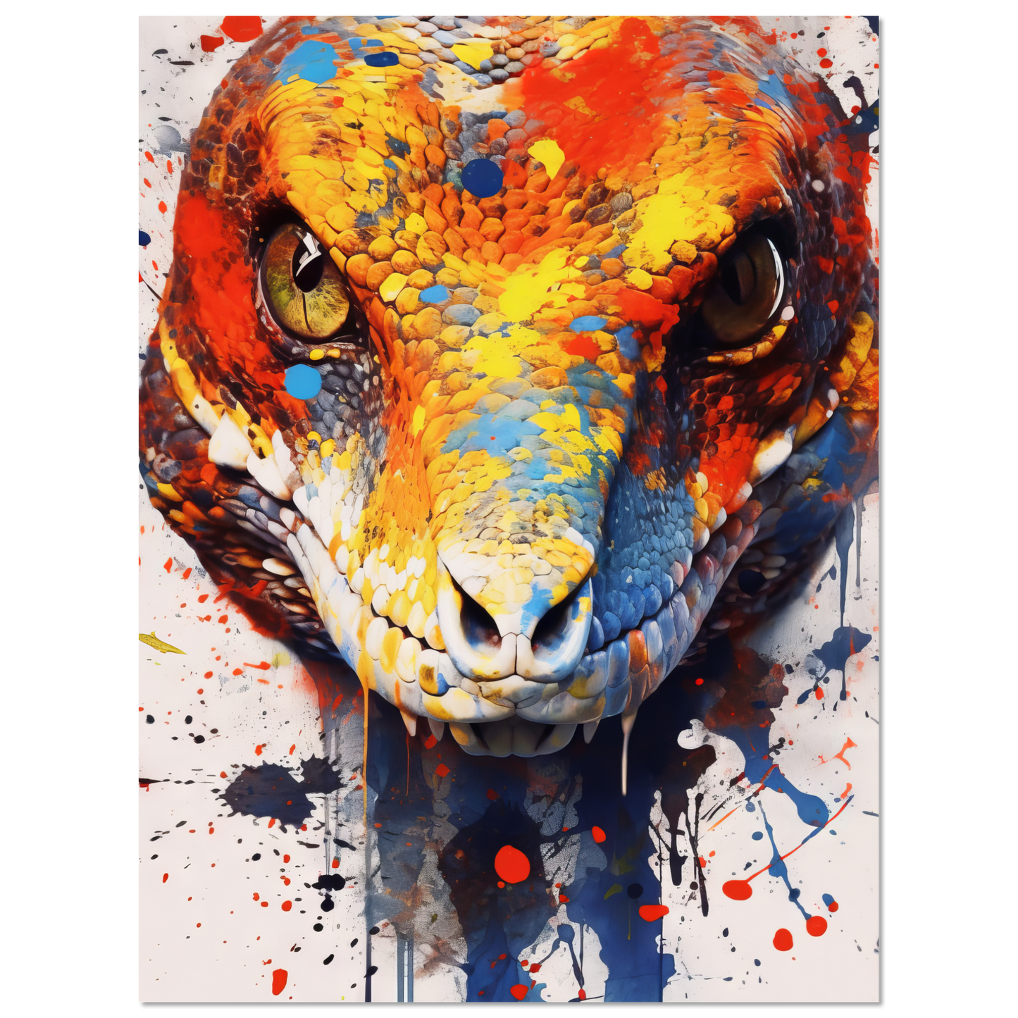 Snake (pop art) (SNAKE07)