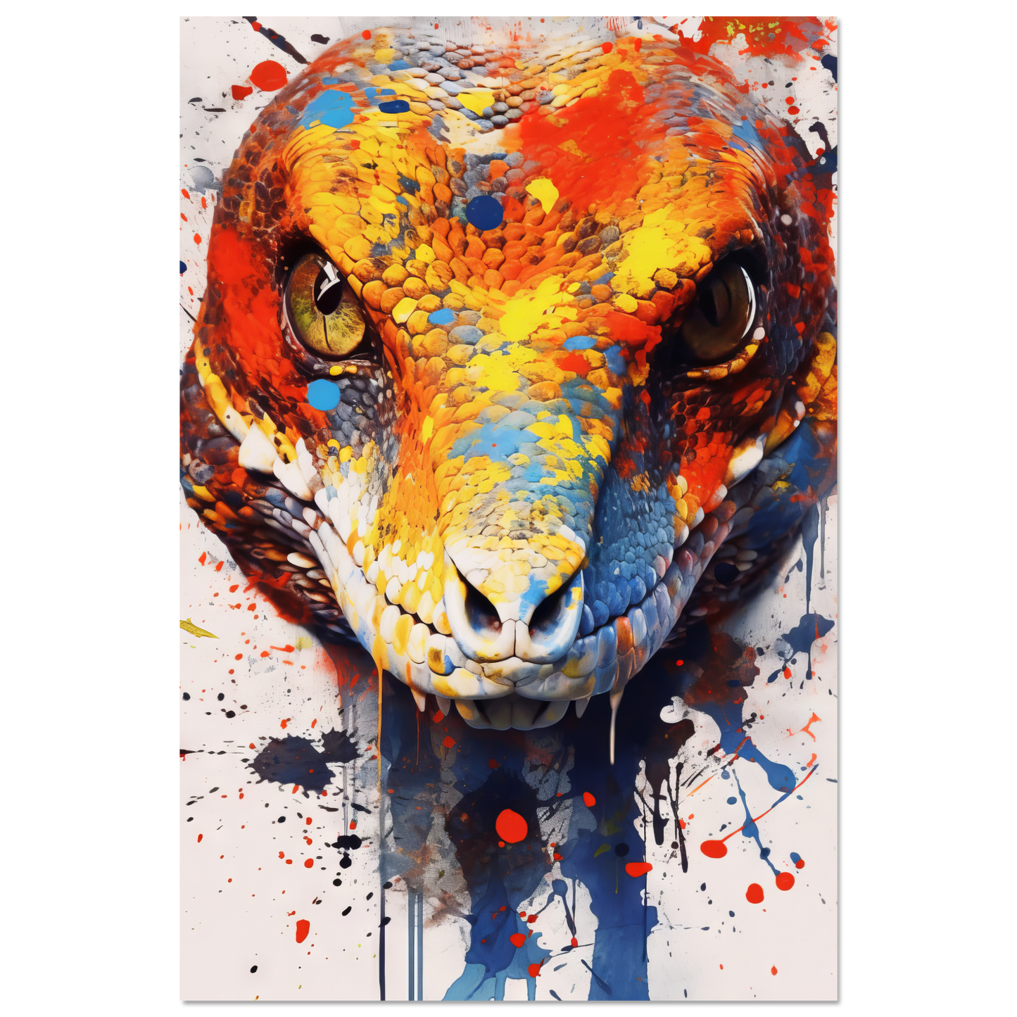 Snake (pop art) (SNAKE07)