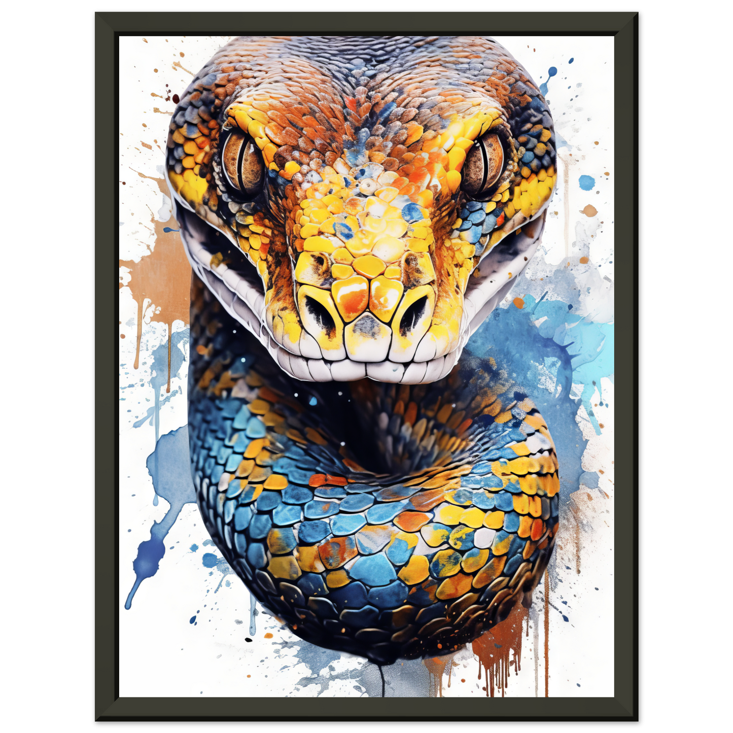 Snake (pop art) (SNAKE08)
