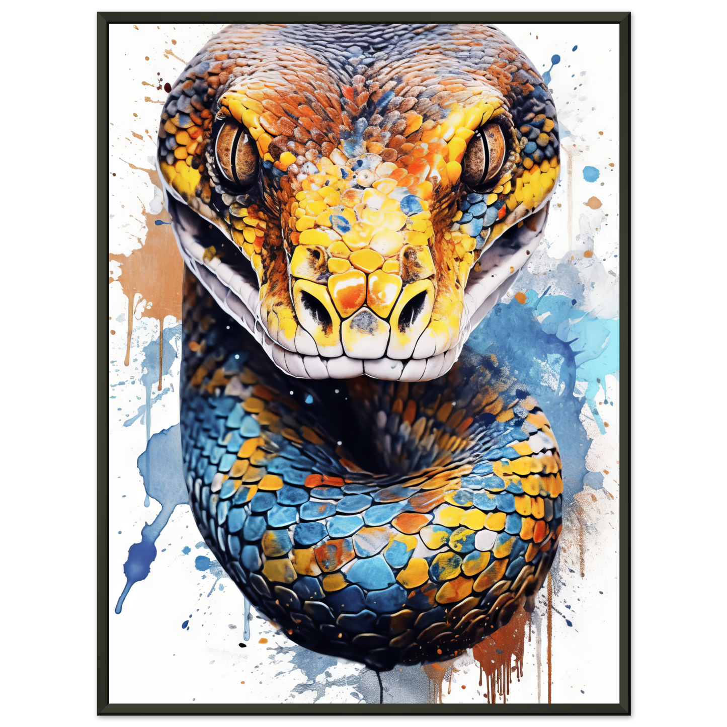 Snake (pop art) (SNAKE08)