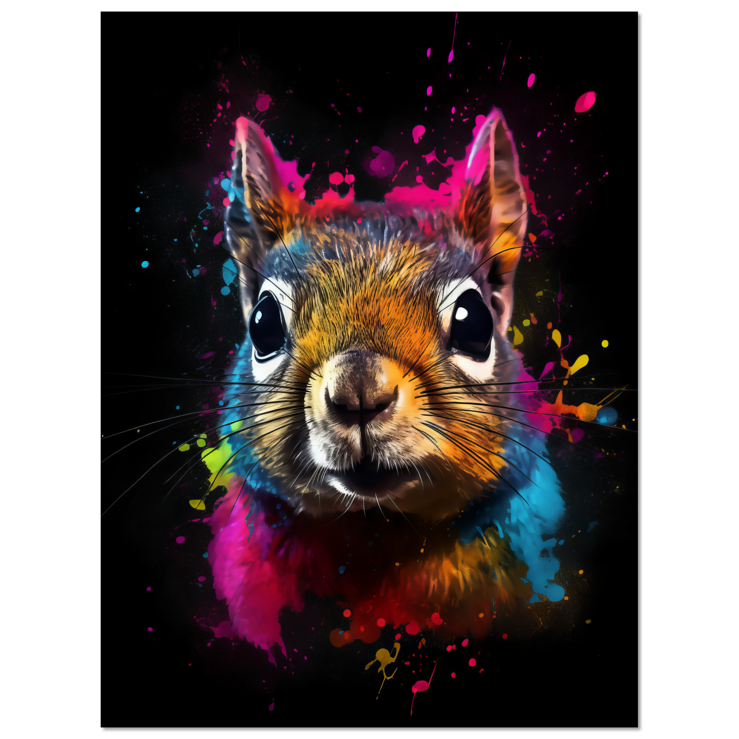 Squirrel pop art (SQUIRREL01)