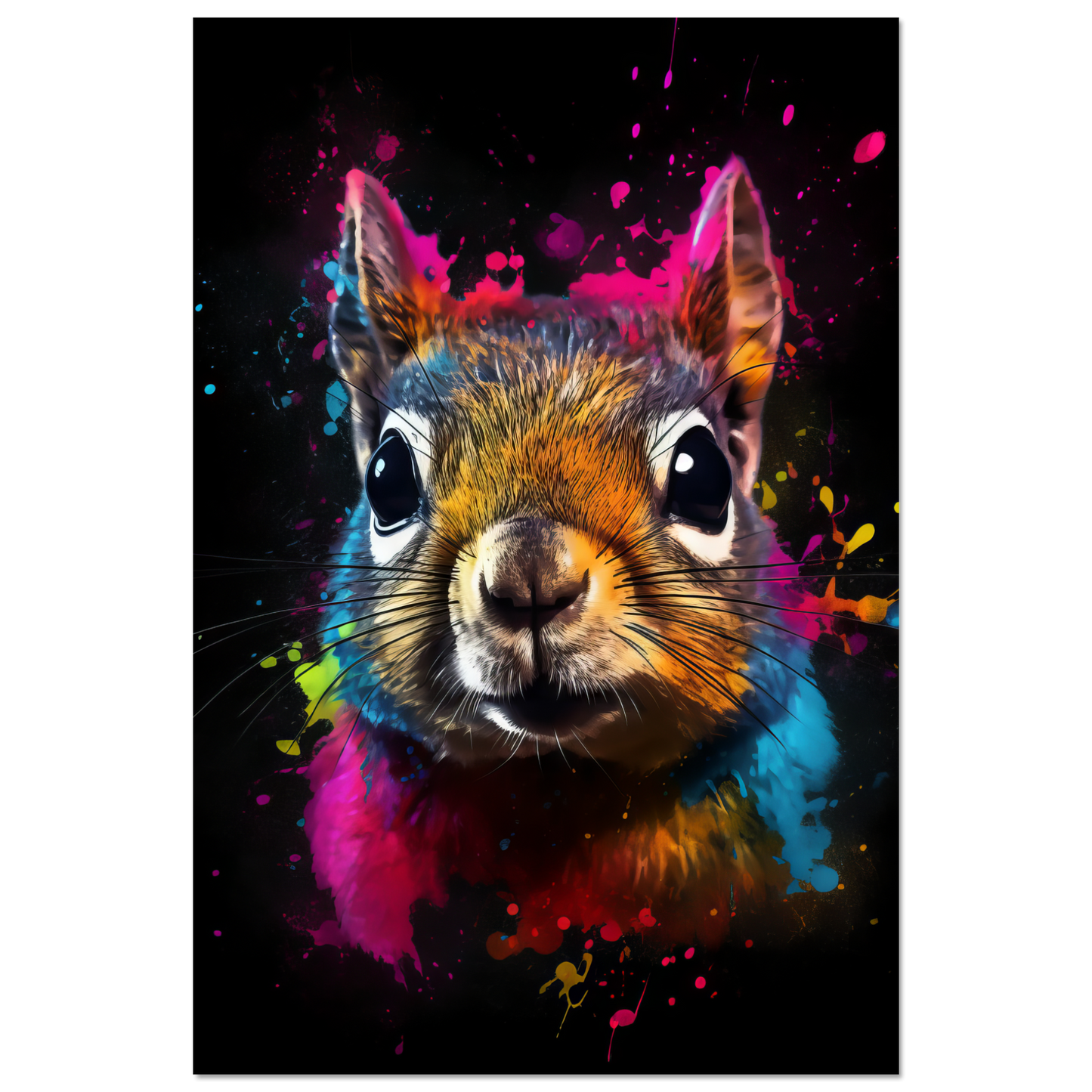 Squirrel pop art (SQUIRREL01)