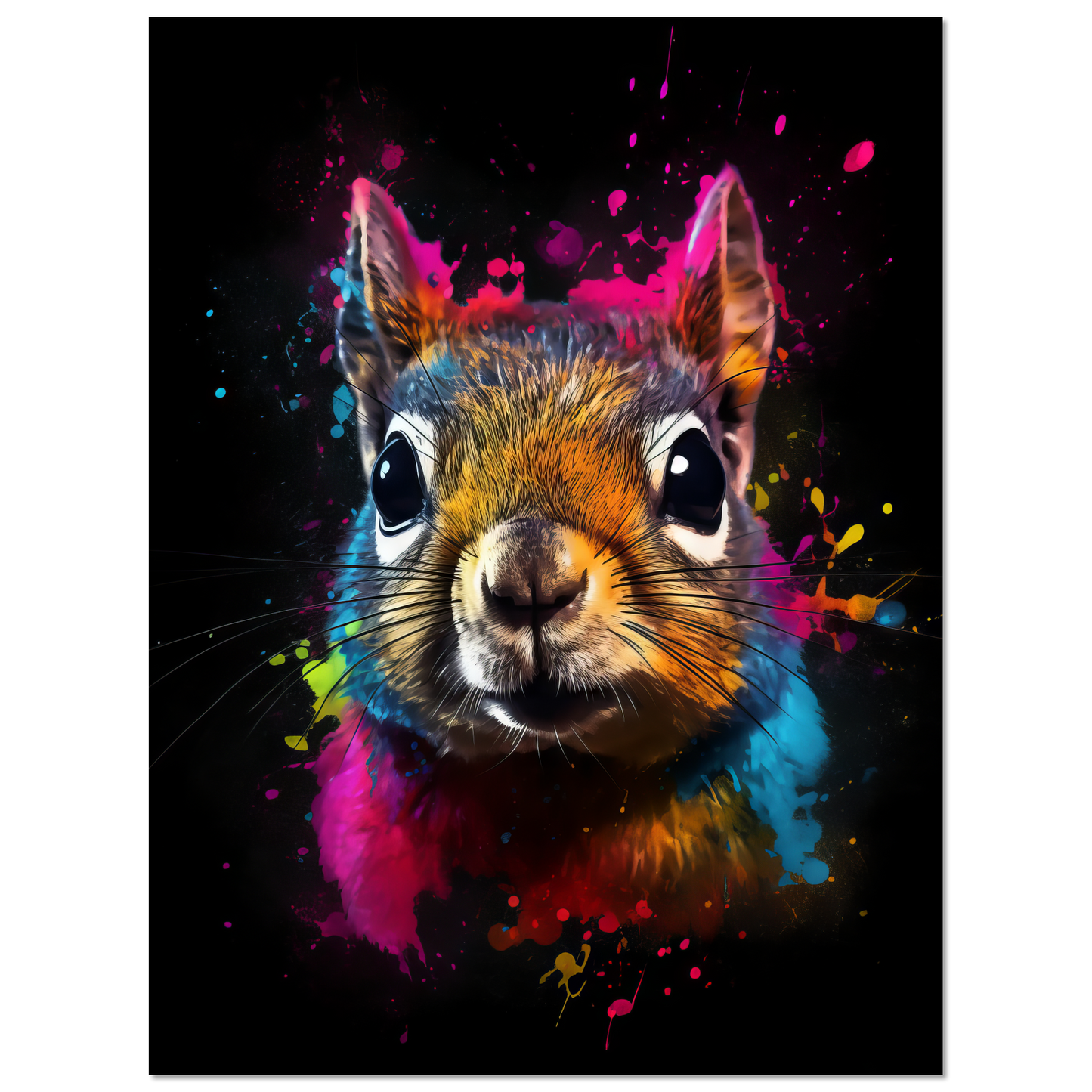 Squirrel pop art (SQUIRREL01)