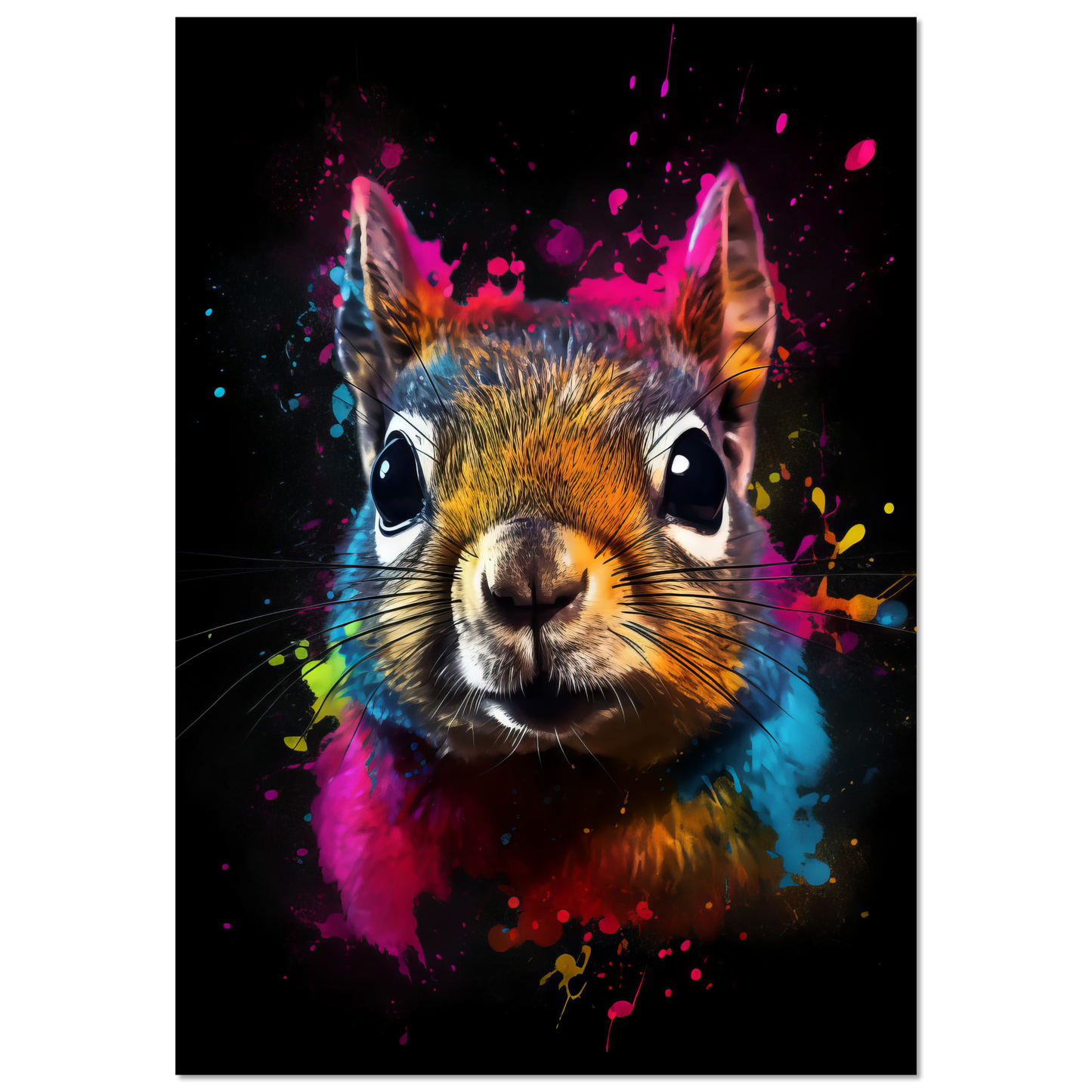 Squirrel pop art (SQUIRREL01)