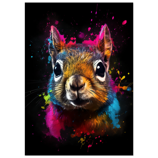 Squirrel pop art (SQUIRREL01)