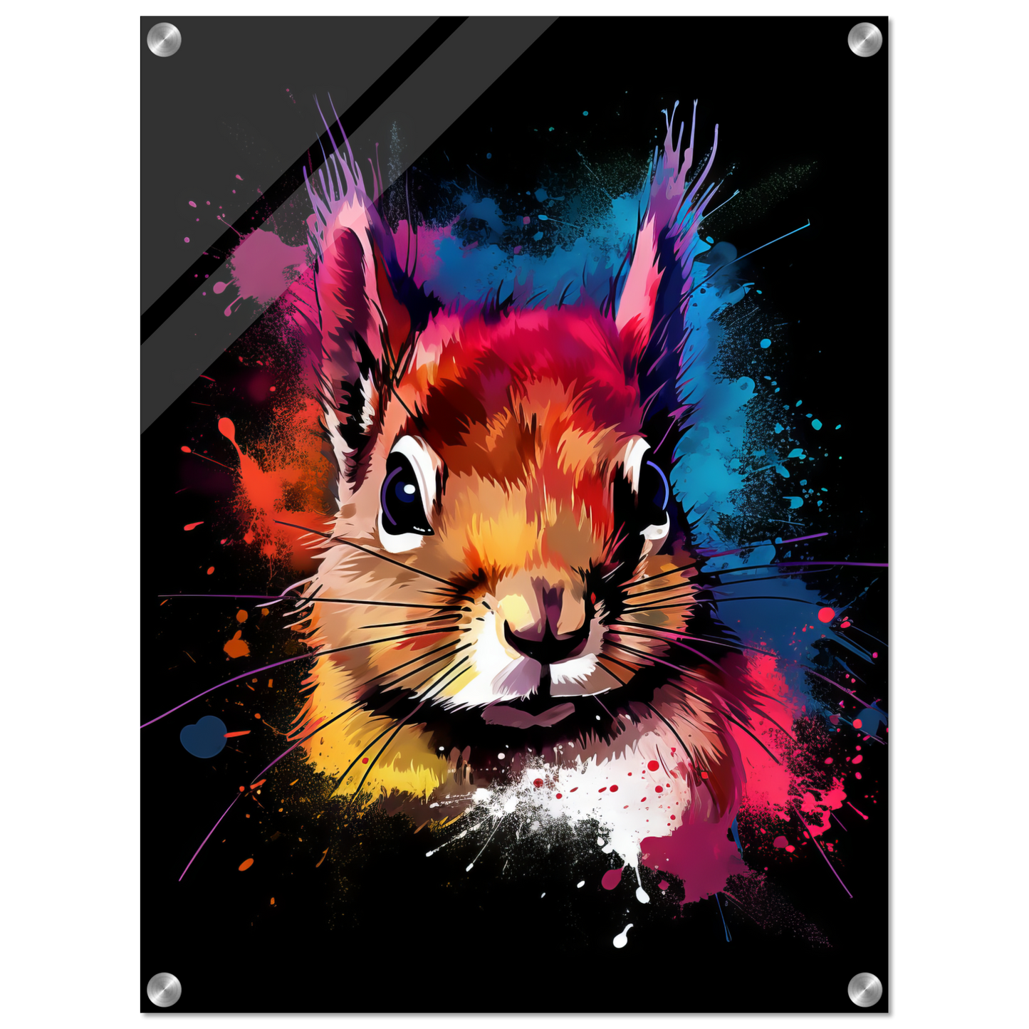 Squirrel pop art (SQUIRREL02)