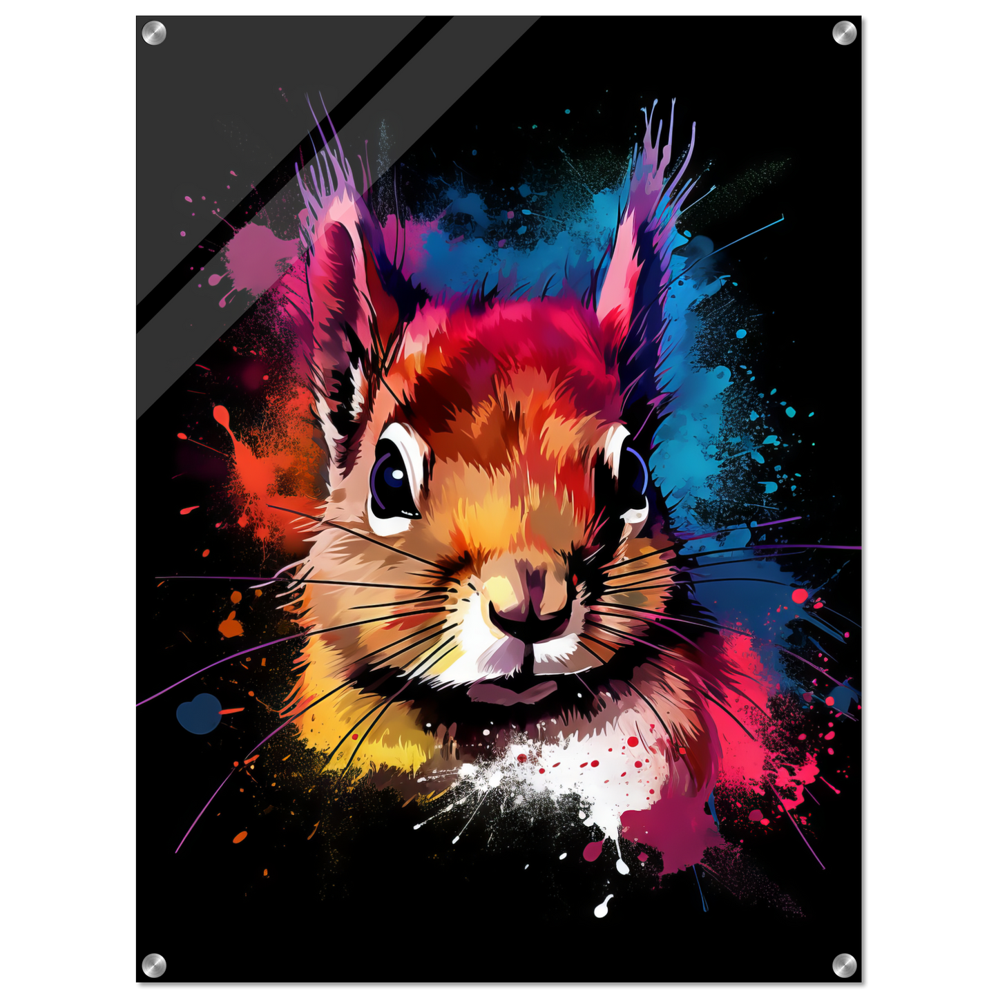 Squirrel pop art (SQUIRREL02)