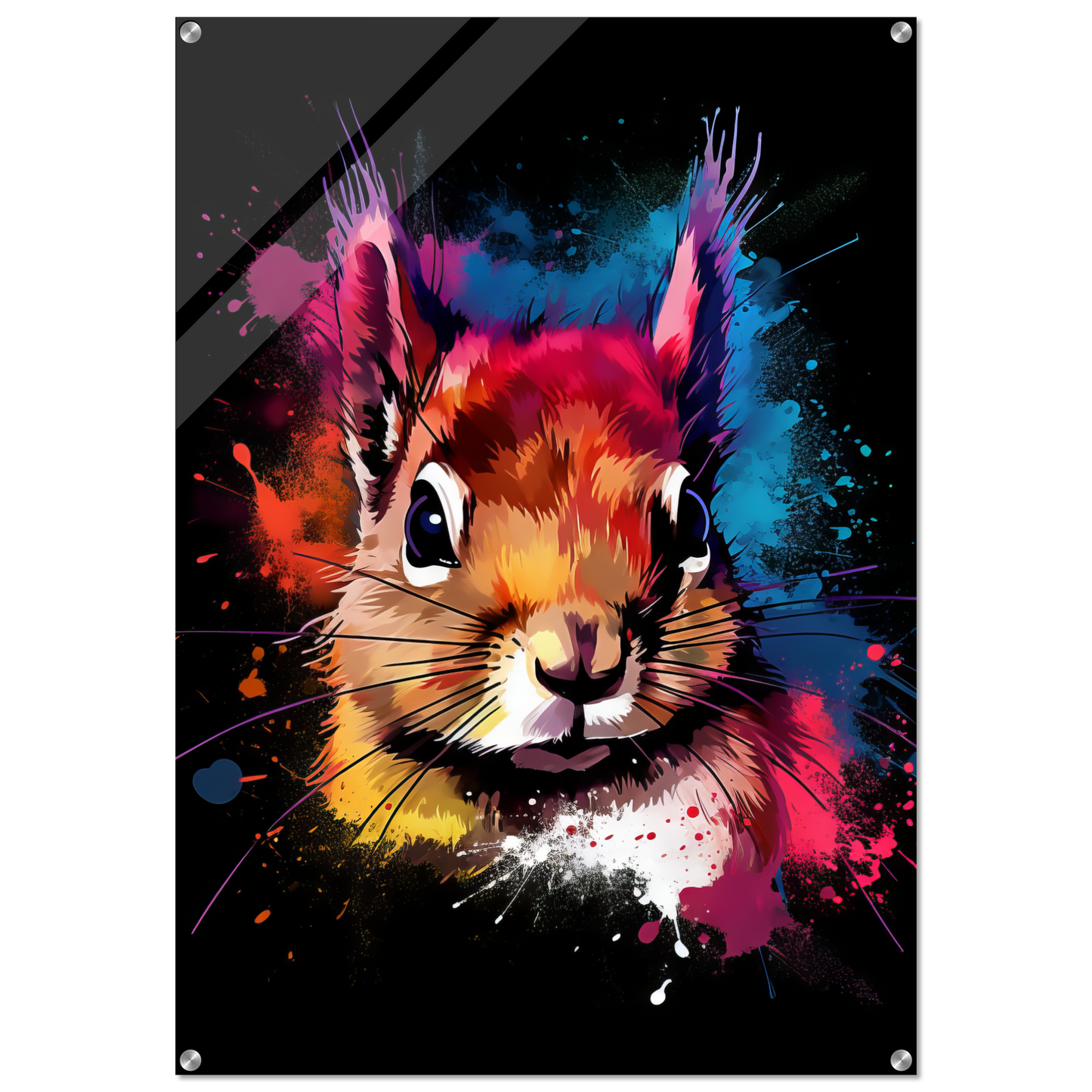 Squirrel pop art (SQUIRREL02)