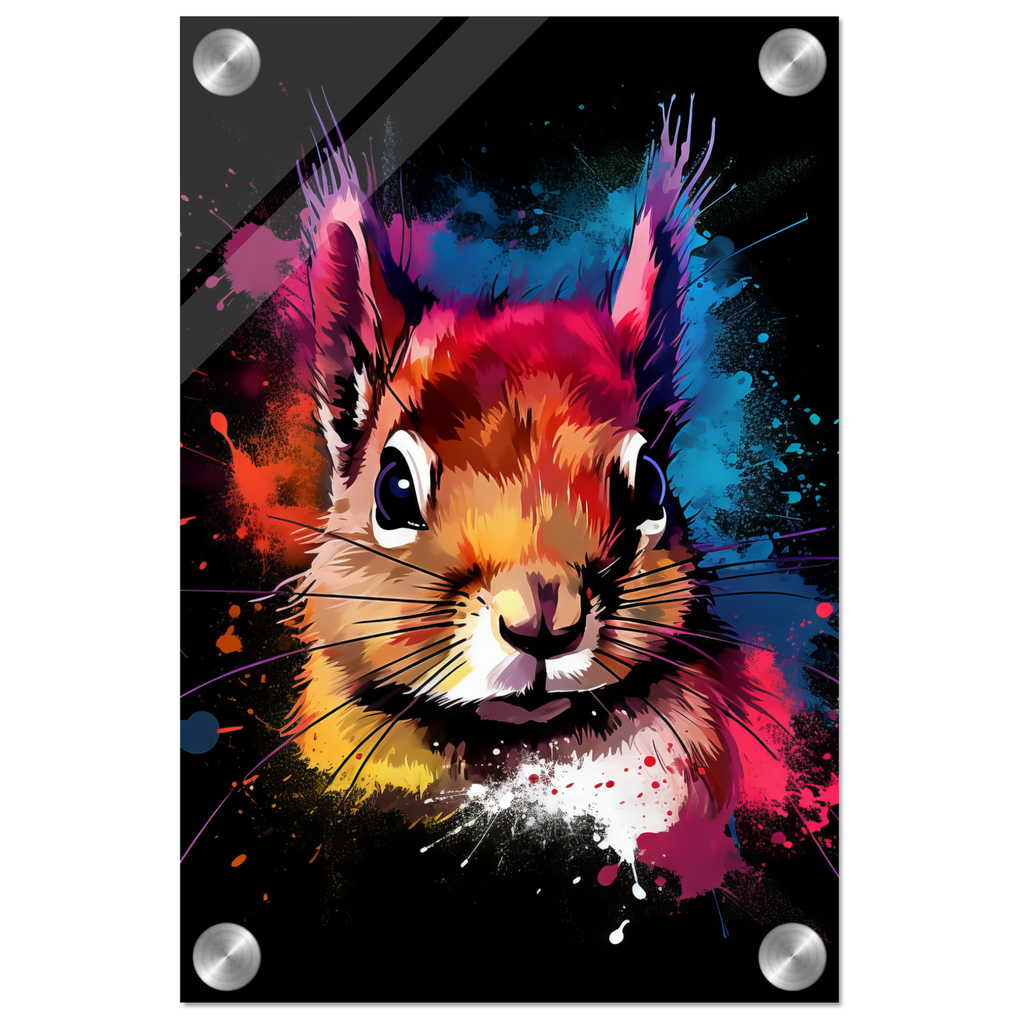 Squirrel pop art (SQUIRREL02)