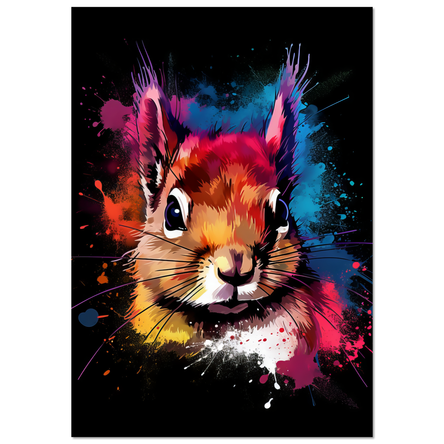 Squirrel pop art (SQUIRREL02)