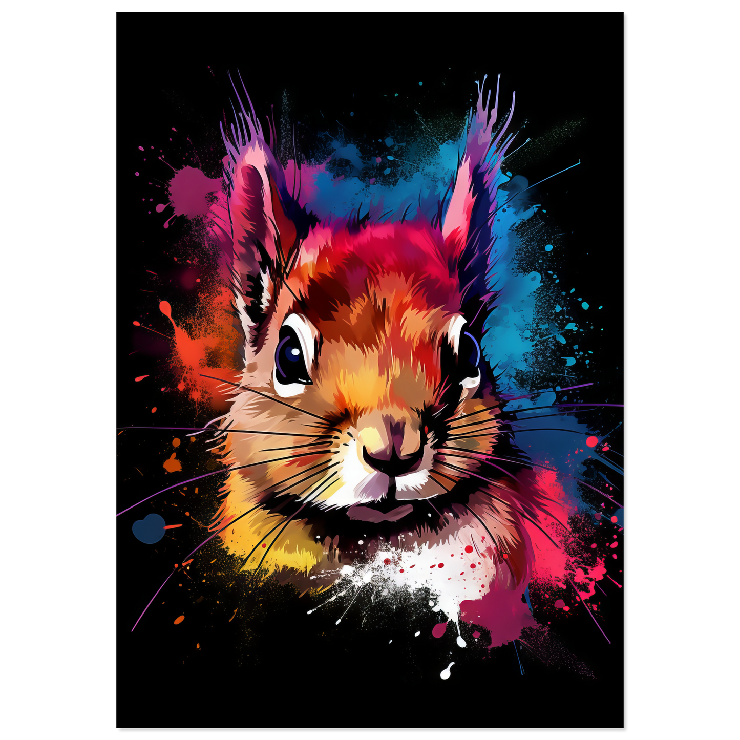 Squirrel pop art (SQUIRREL02)