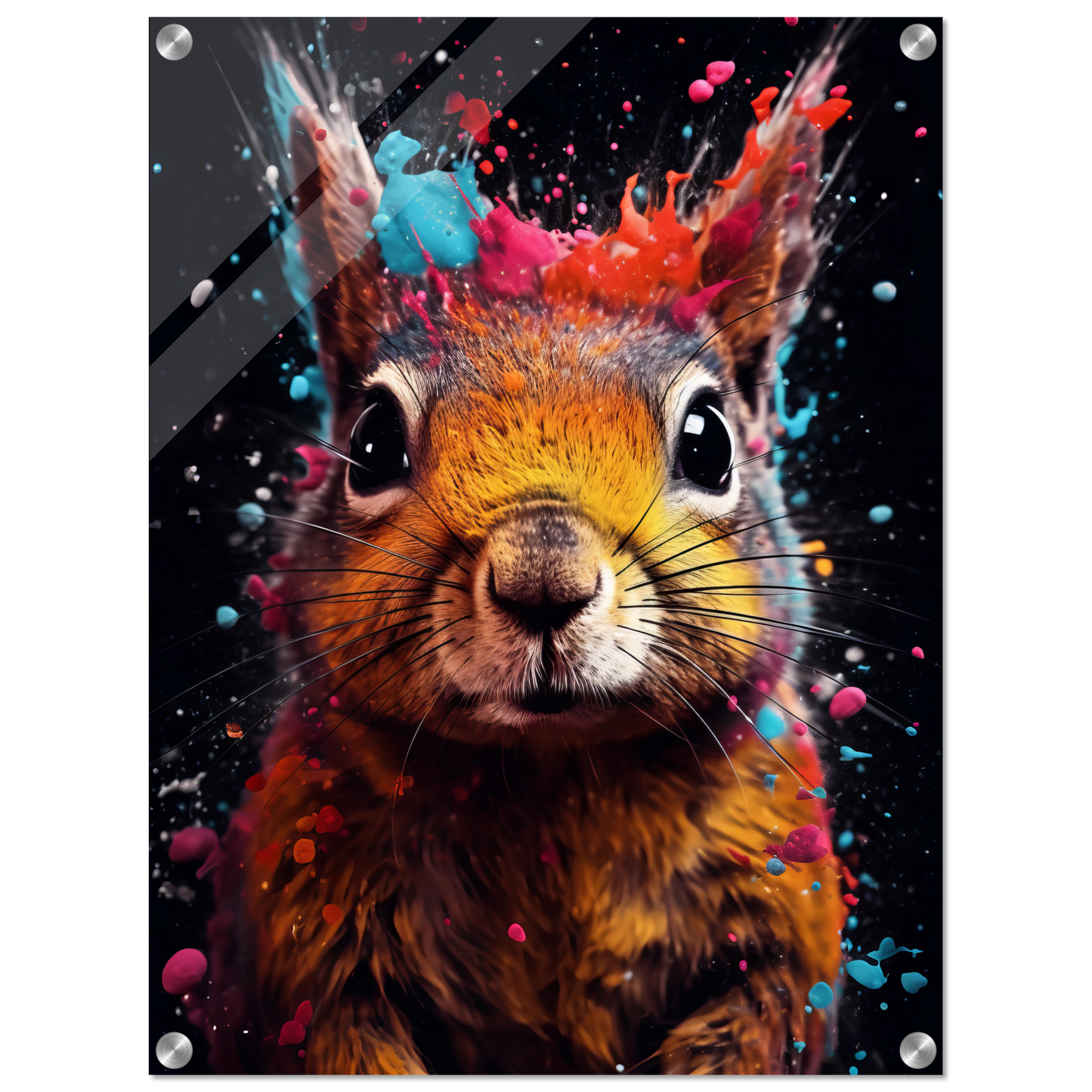 Squirrel pop art (SQUIRREL03)