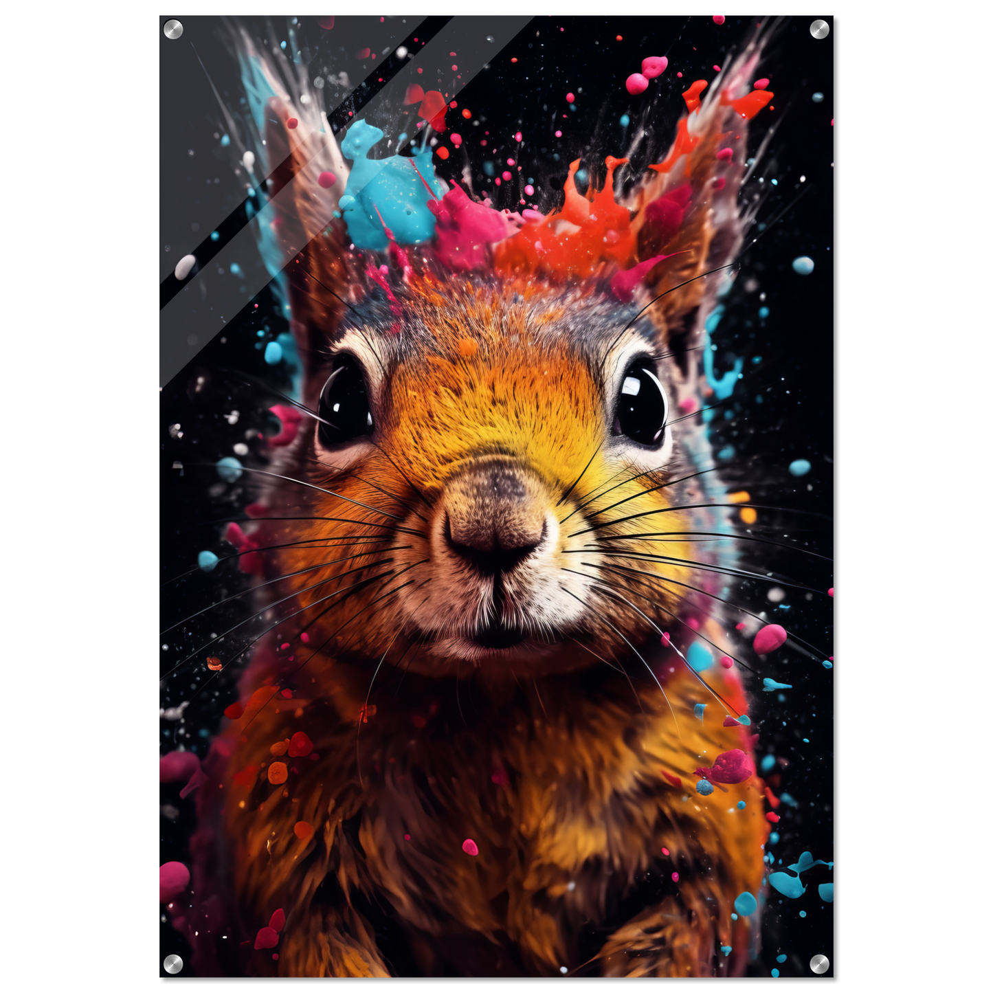 Squirrel pop art (SQUIRREL03)