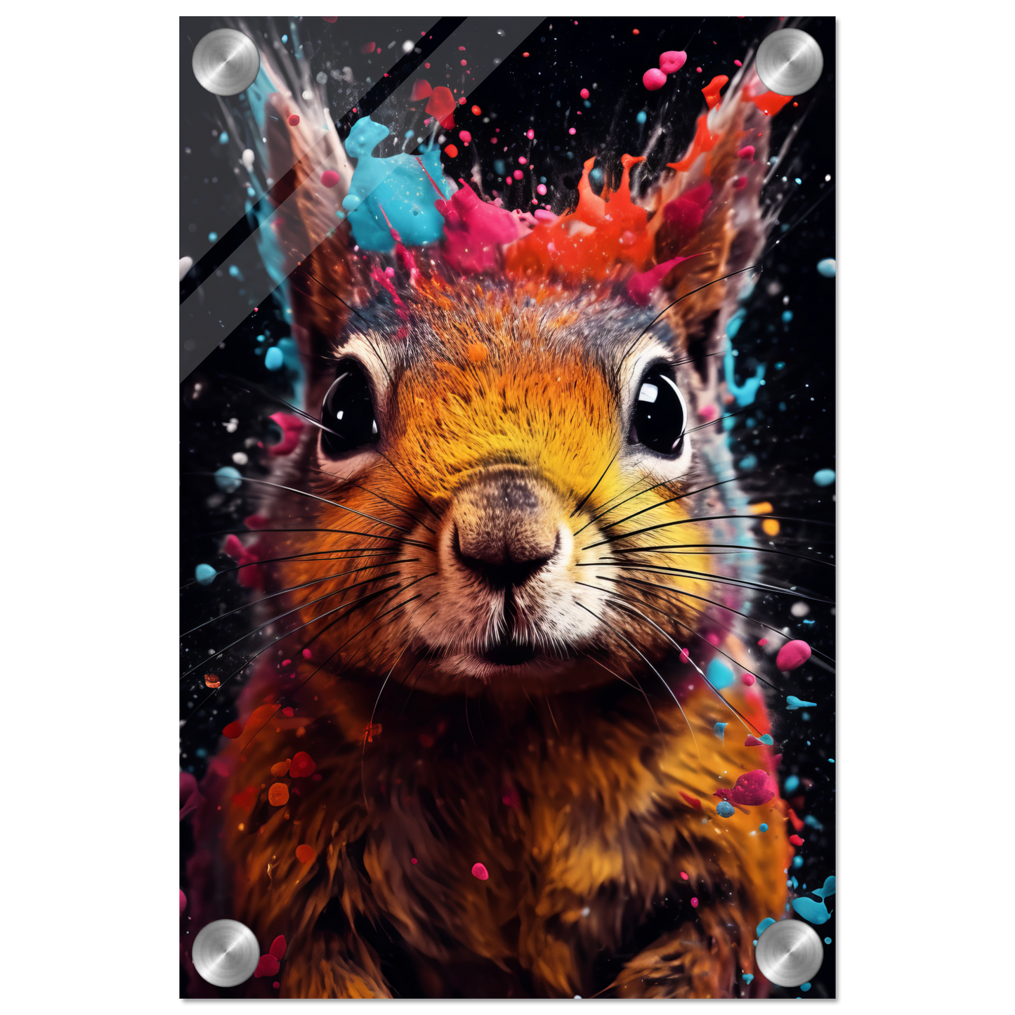 Squirrel pop art (SQUIRREL03)