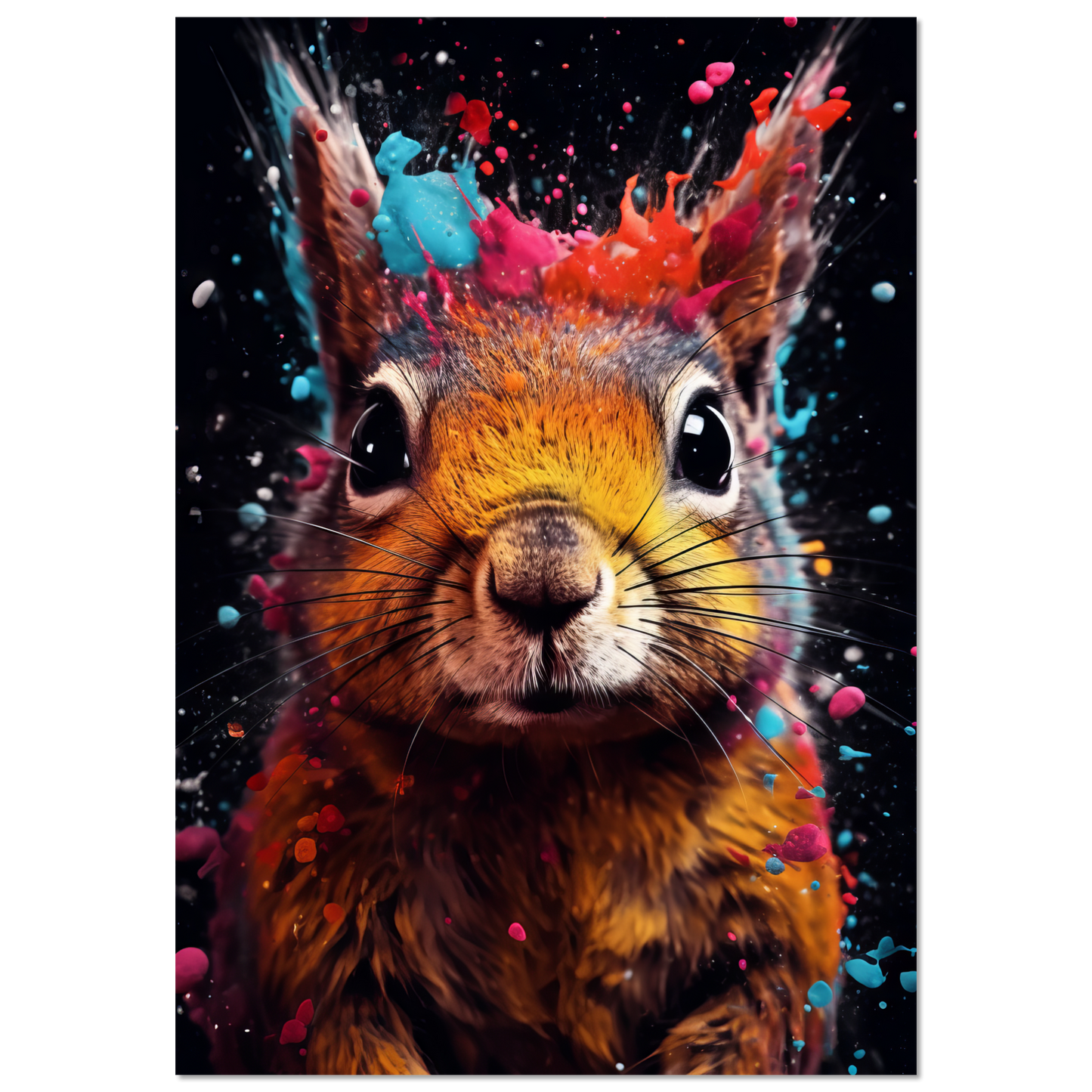 Squirrel pop art (SQUIRREL03)
