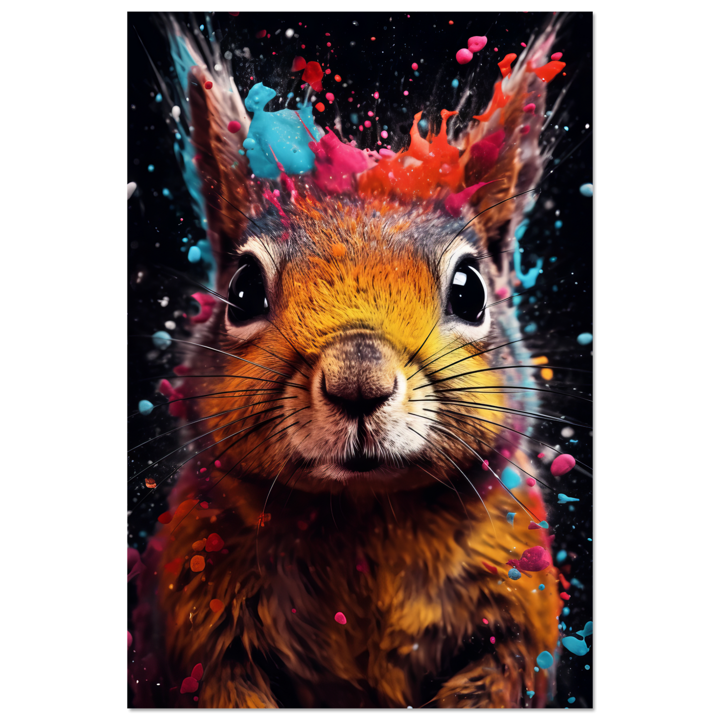 Squirrel pop art (SQUIRREL03)