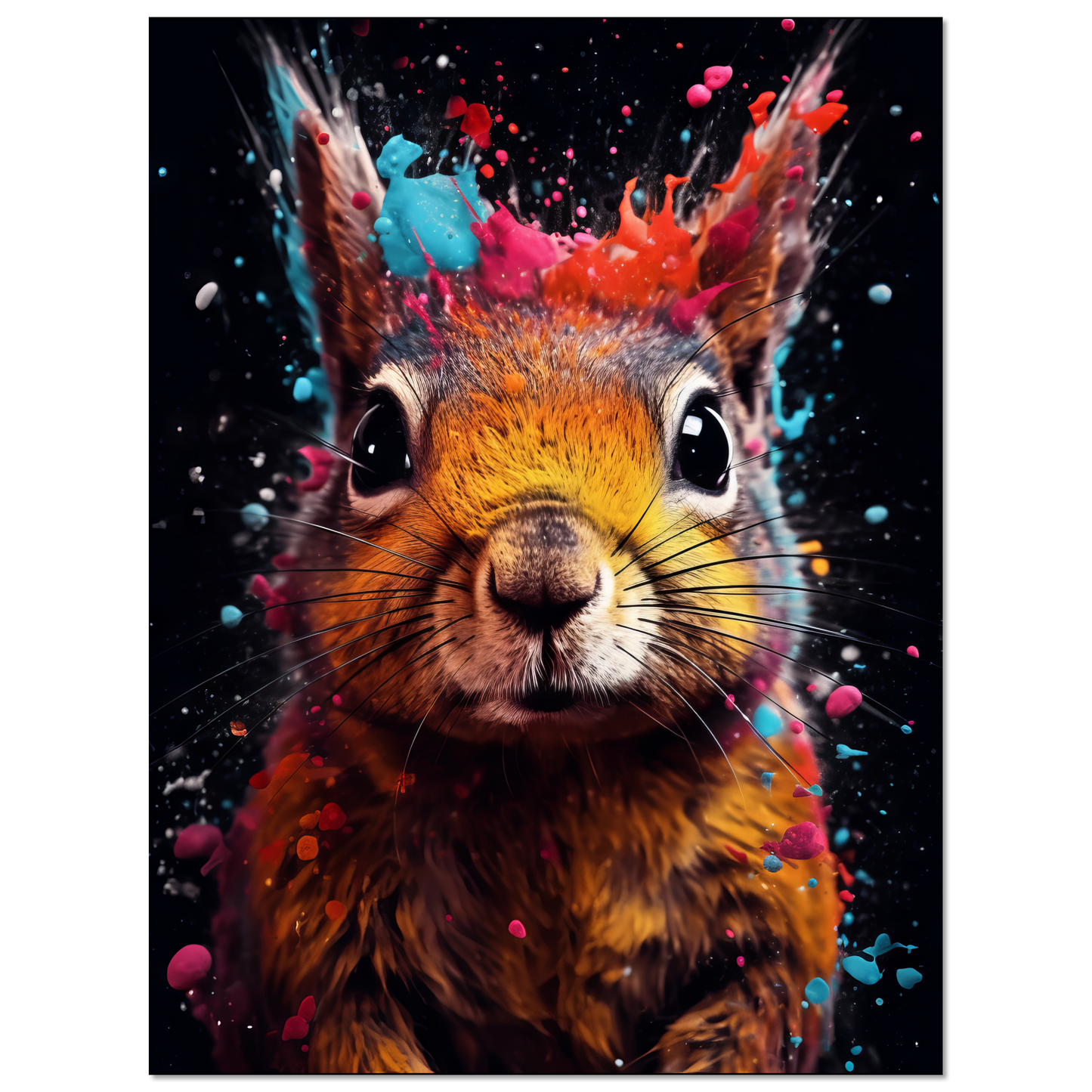 Squirrel pop art (SQUIRREL03)