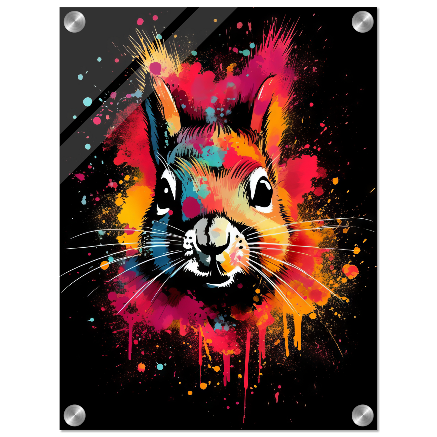 Squirrel pop art (SQUIRREL04)