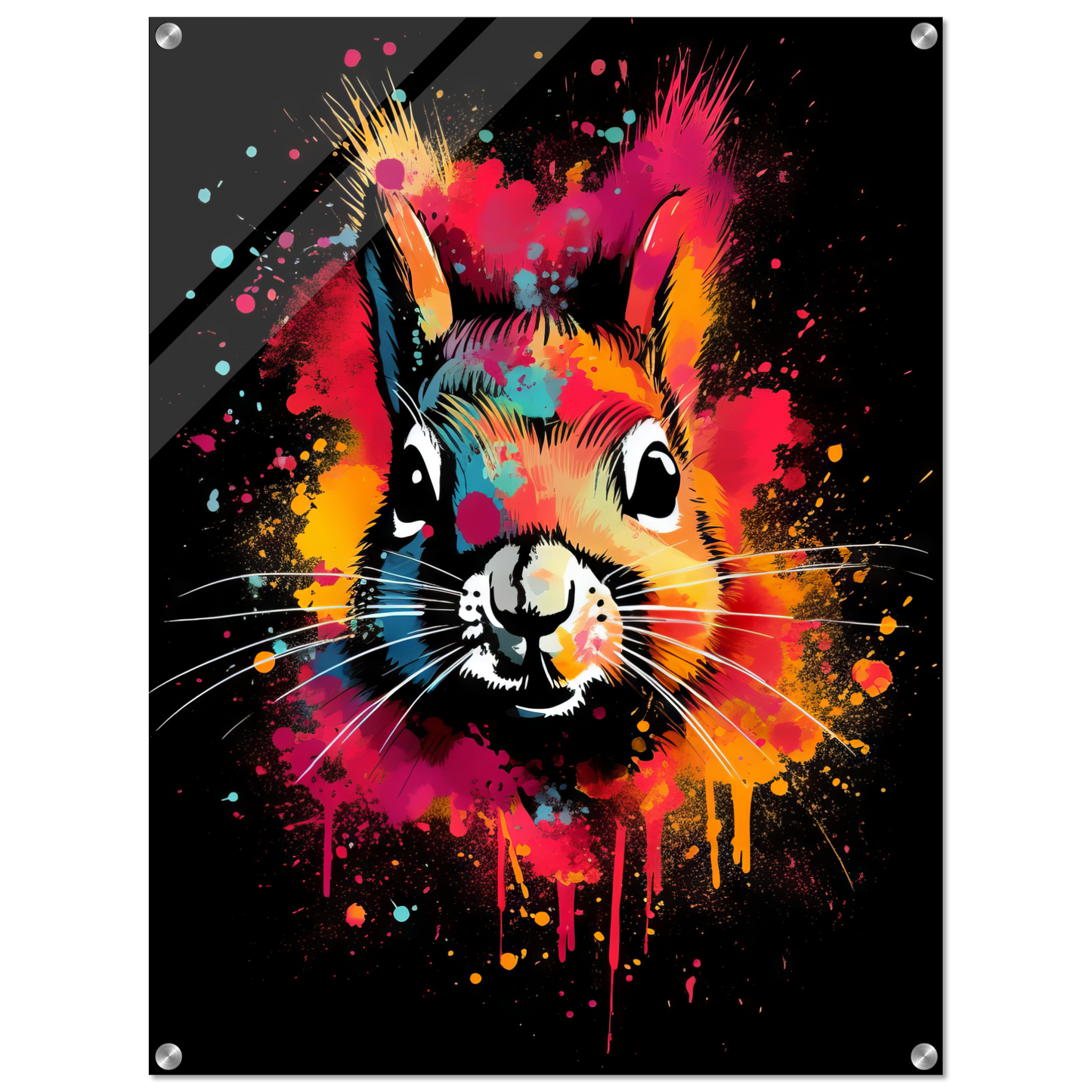 Squirrel pop art (SQUIRREL04)