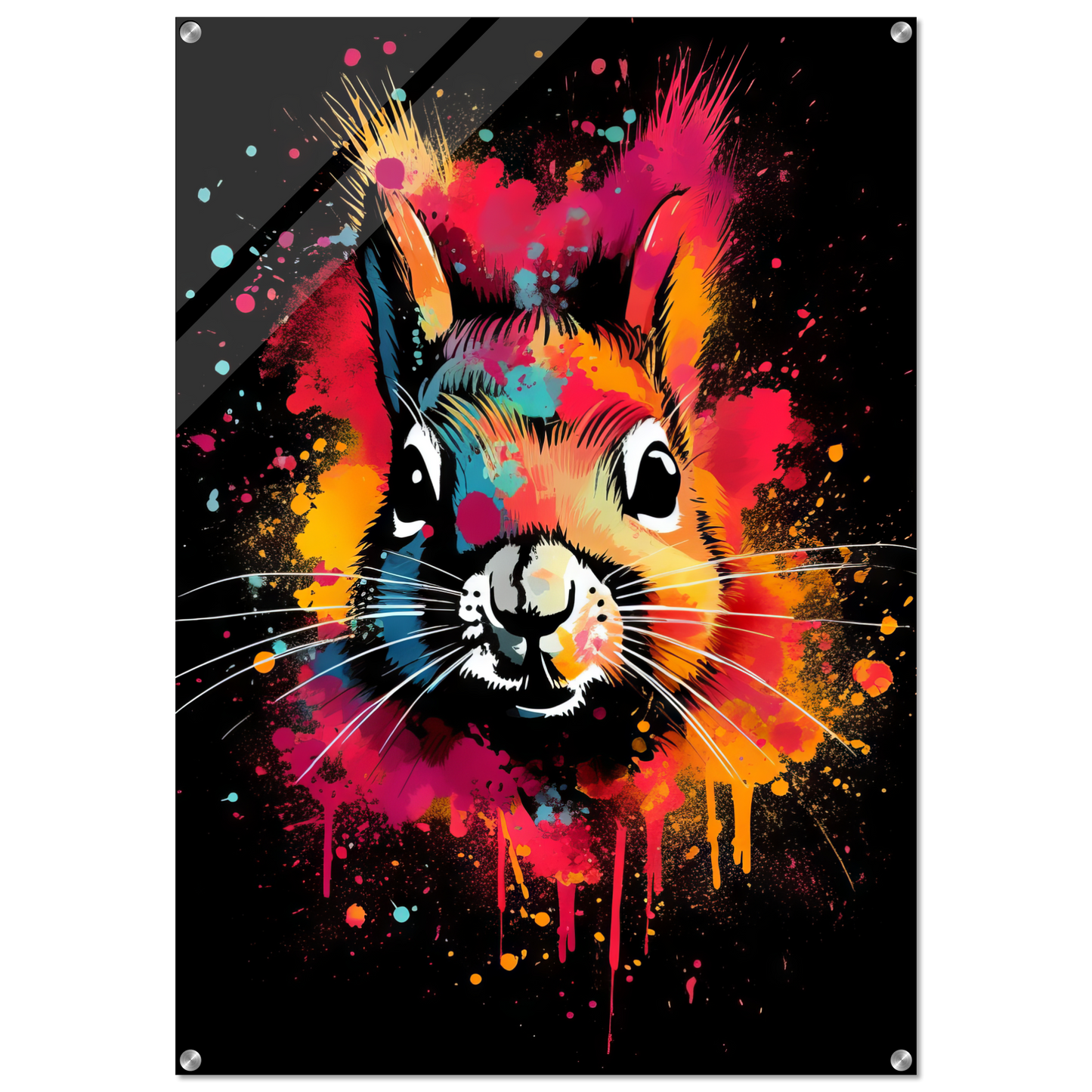 Squirrel pop art (SQUIRREL04)