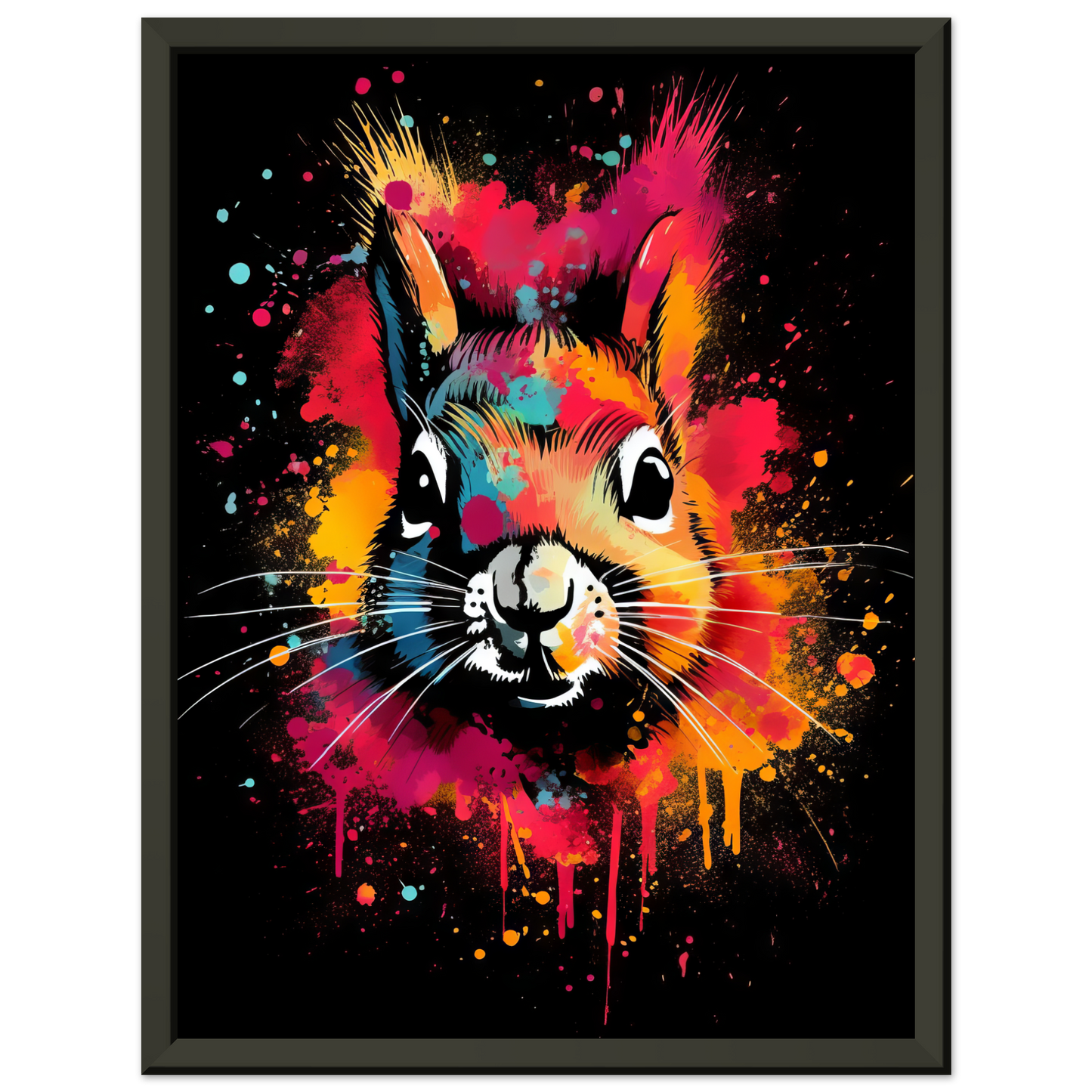 Squirrel pop art (SQUIRREL04)