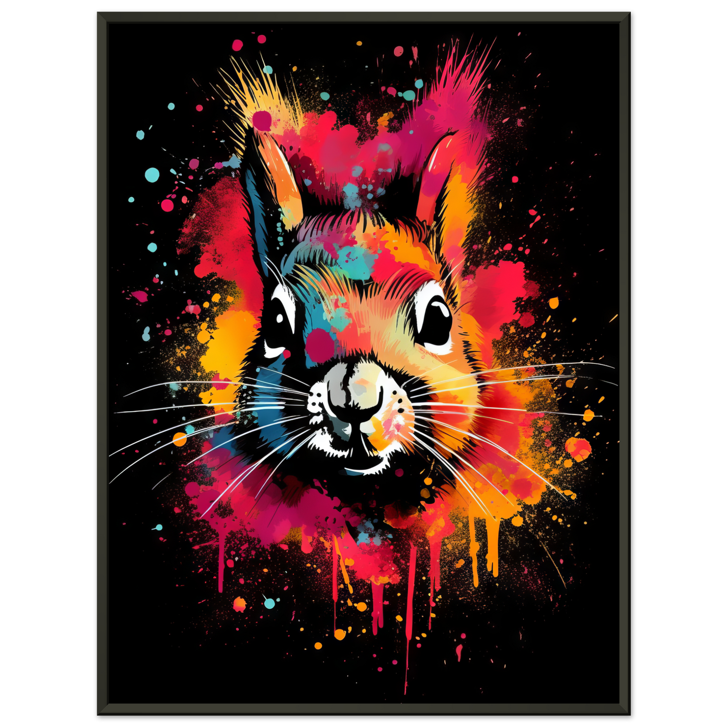 Squirrel pop art (SQUIRREL04)