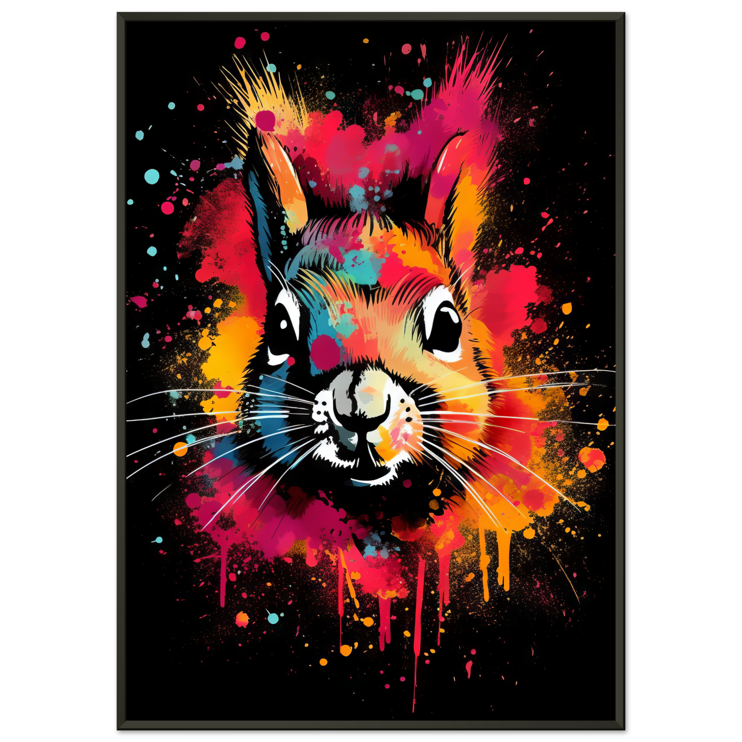 Squirrel pop art (SQUIRREL04)