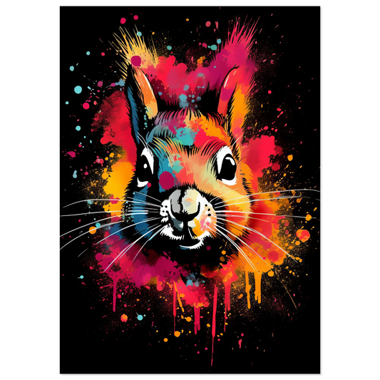 Squirrel pop art (SQUIRREL04)
