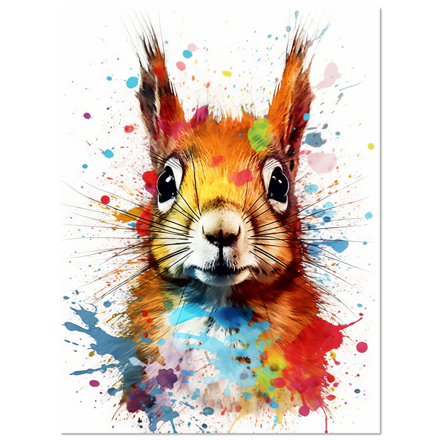 Squirrel pop art (SQUIRREL05)