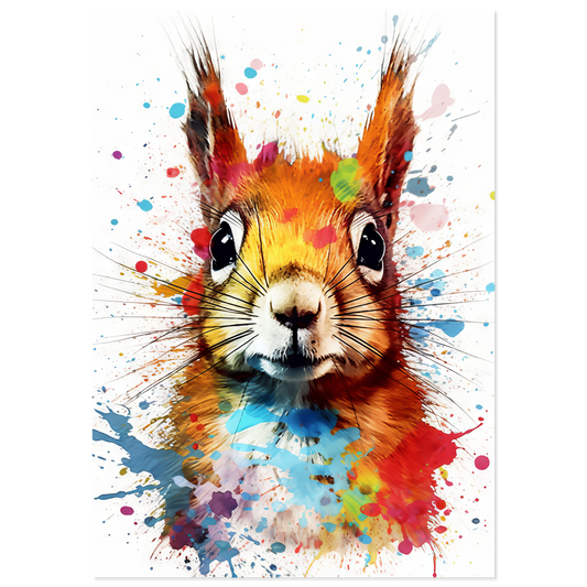 Squirrel pop art (SQUIRREL05)