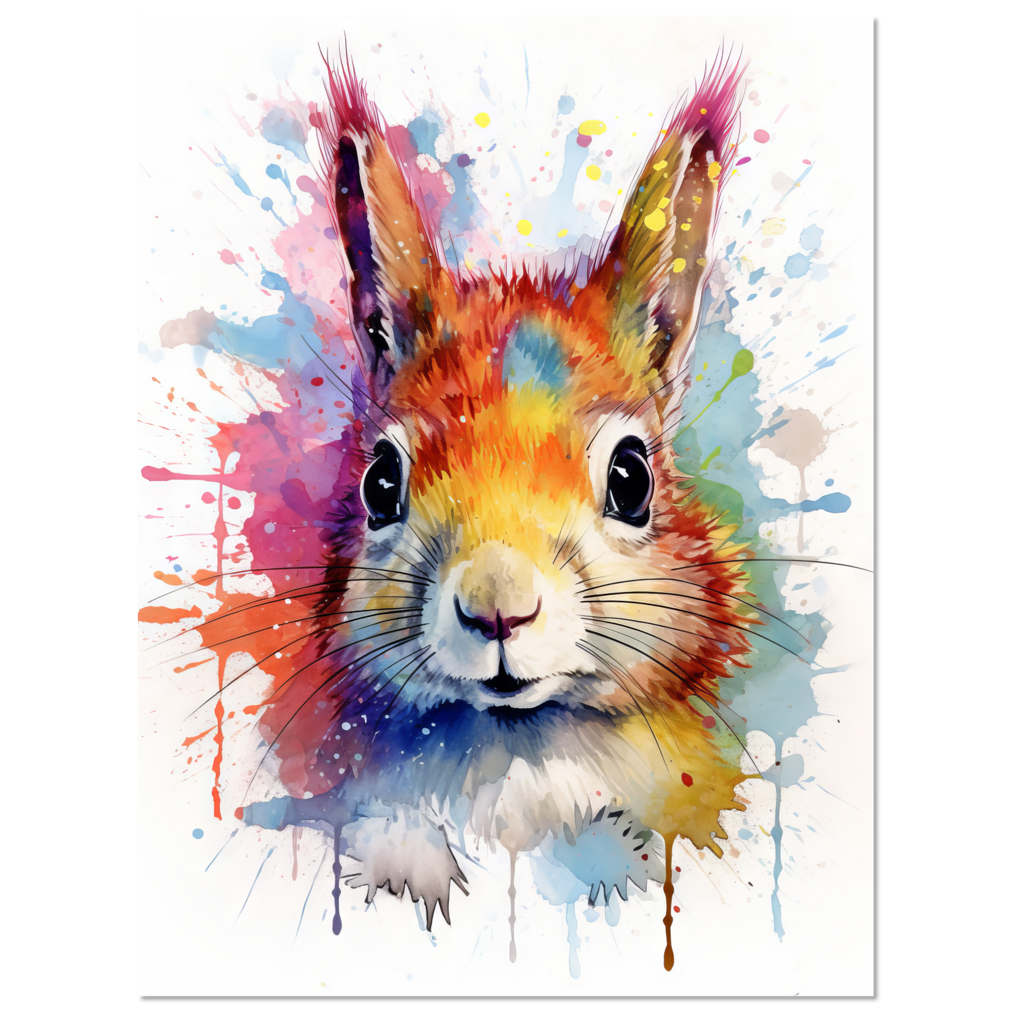 Squirrel pop art (SQUIRREL06)
