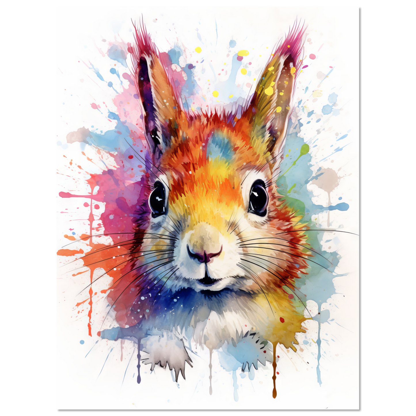Squirrel pop art (SQUIRREL06)