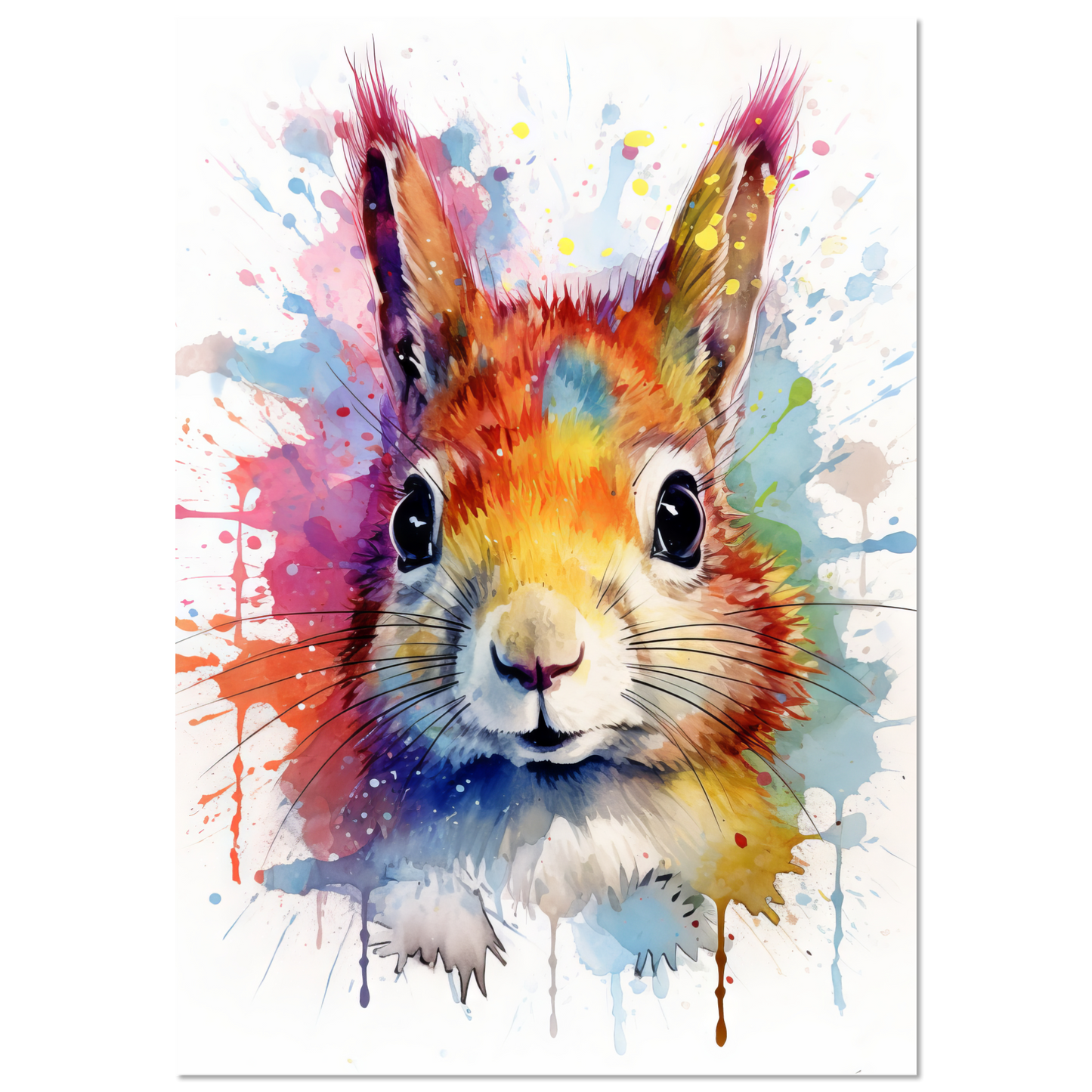 Squirrel pop art (SQUIRREL06)