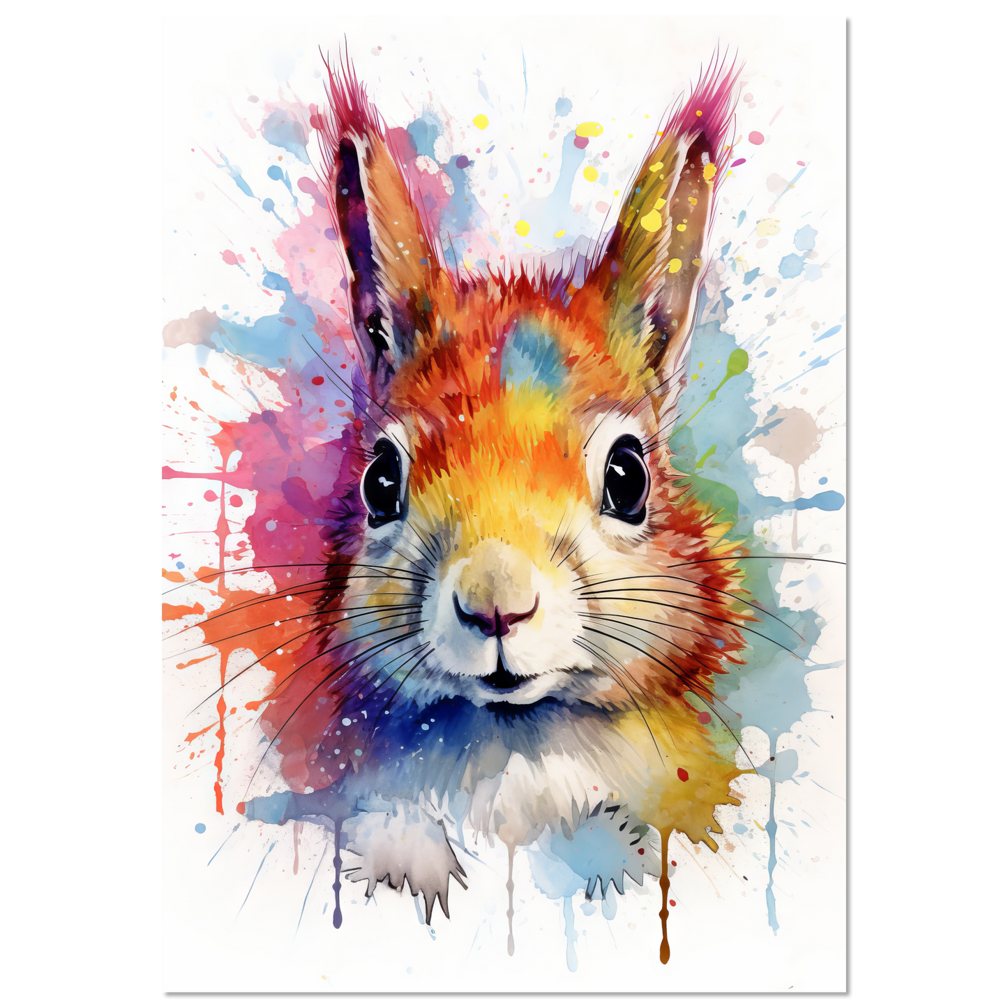 Squirrel pop art (SQUIRREL06)