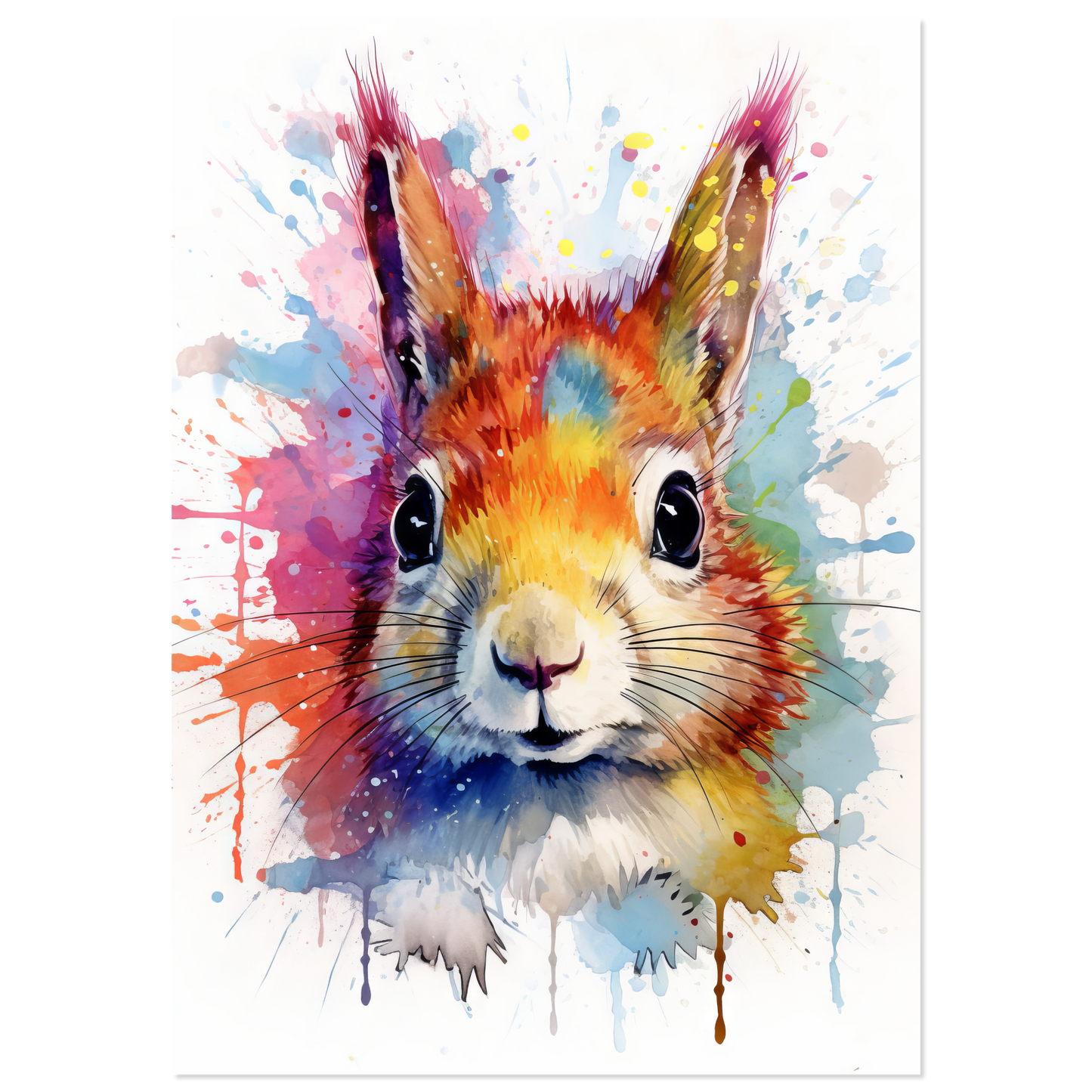 Squirrel pop art (SQUIRREL06)